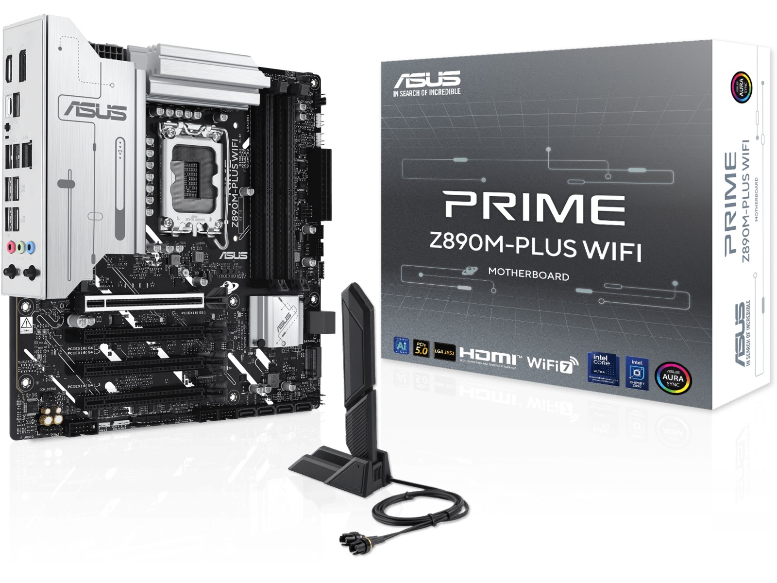 Asus Prime Z890M-PLUS WIFI Moderkort Intel Socket