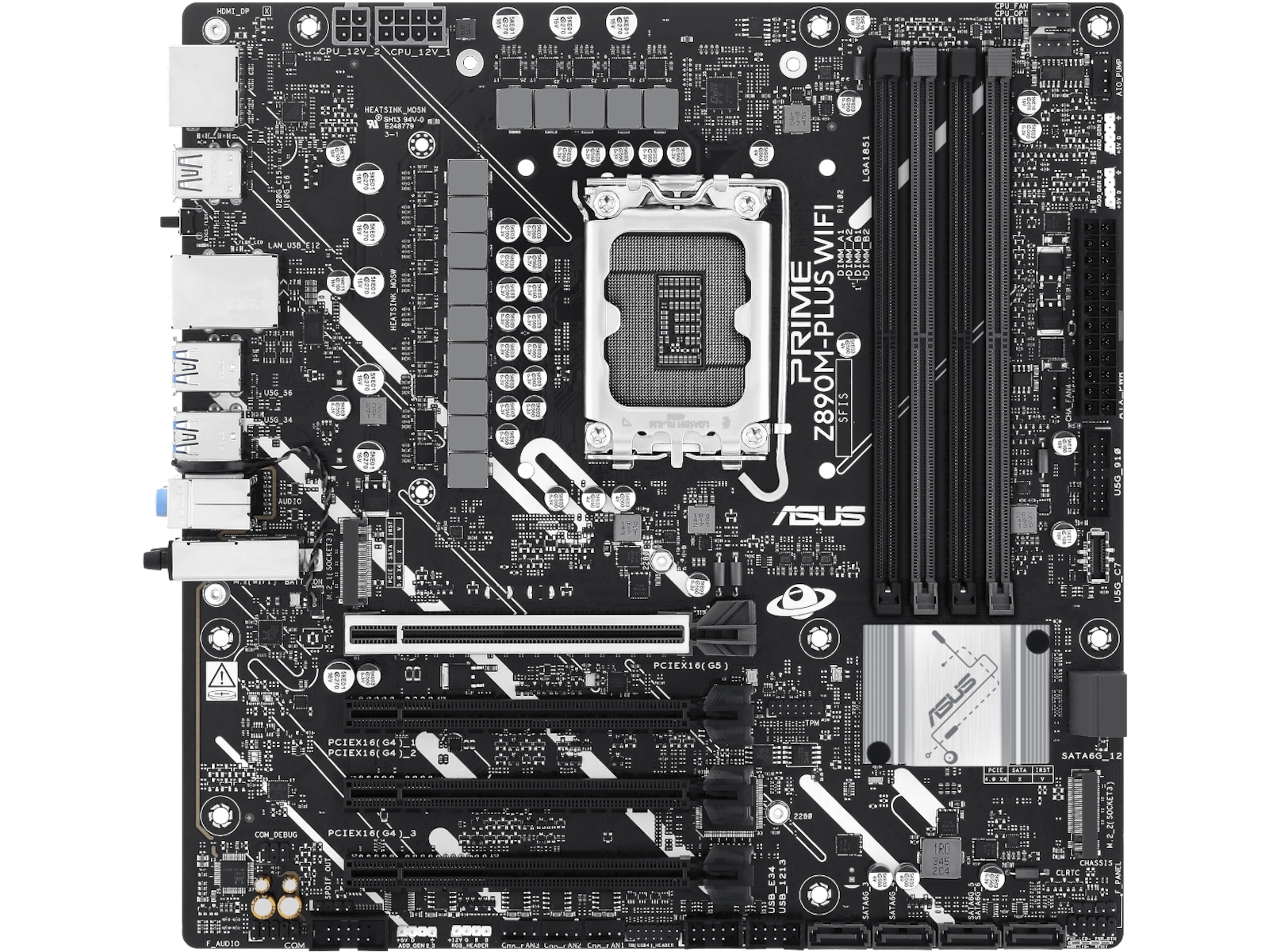 Asus Prime Z890M-PLUS WIFI Moderkort Intel Socket