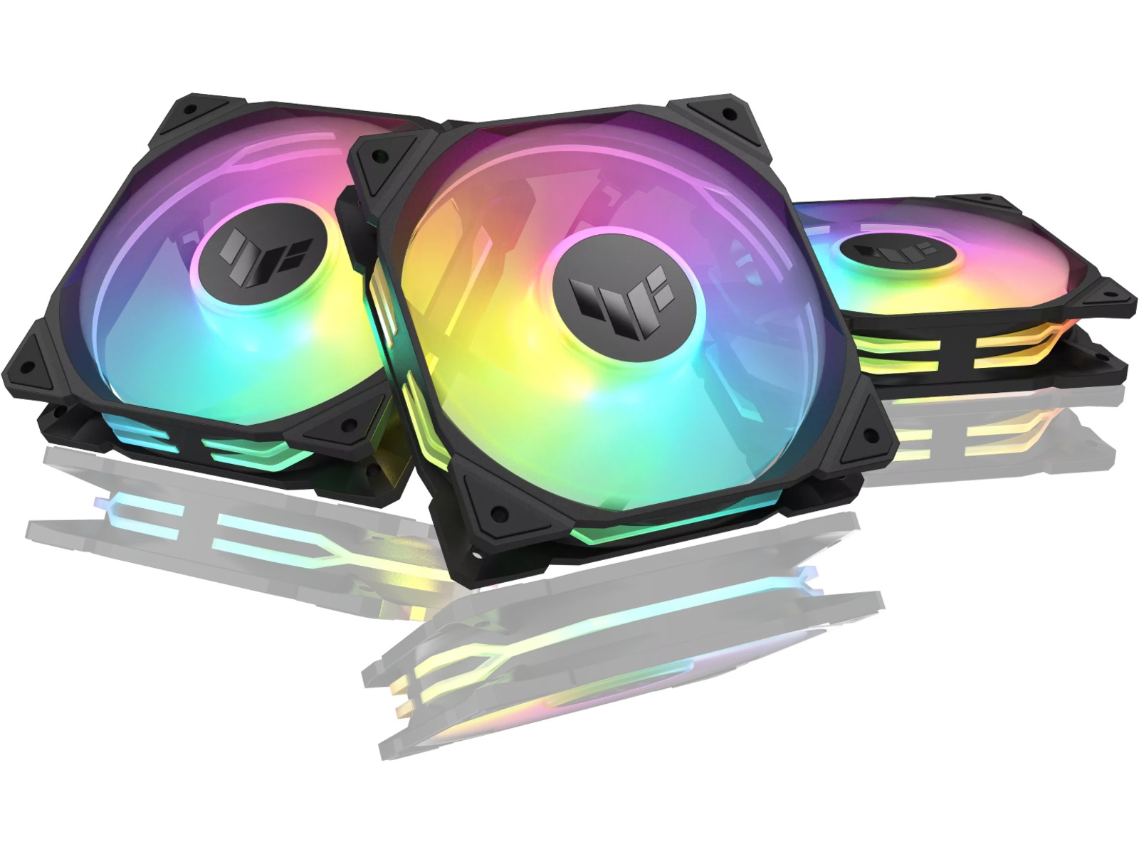 Asus TUF Gaming TR120 ARGB Reverse Fläkt 3pk (svart) Fläkt