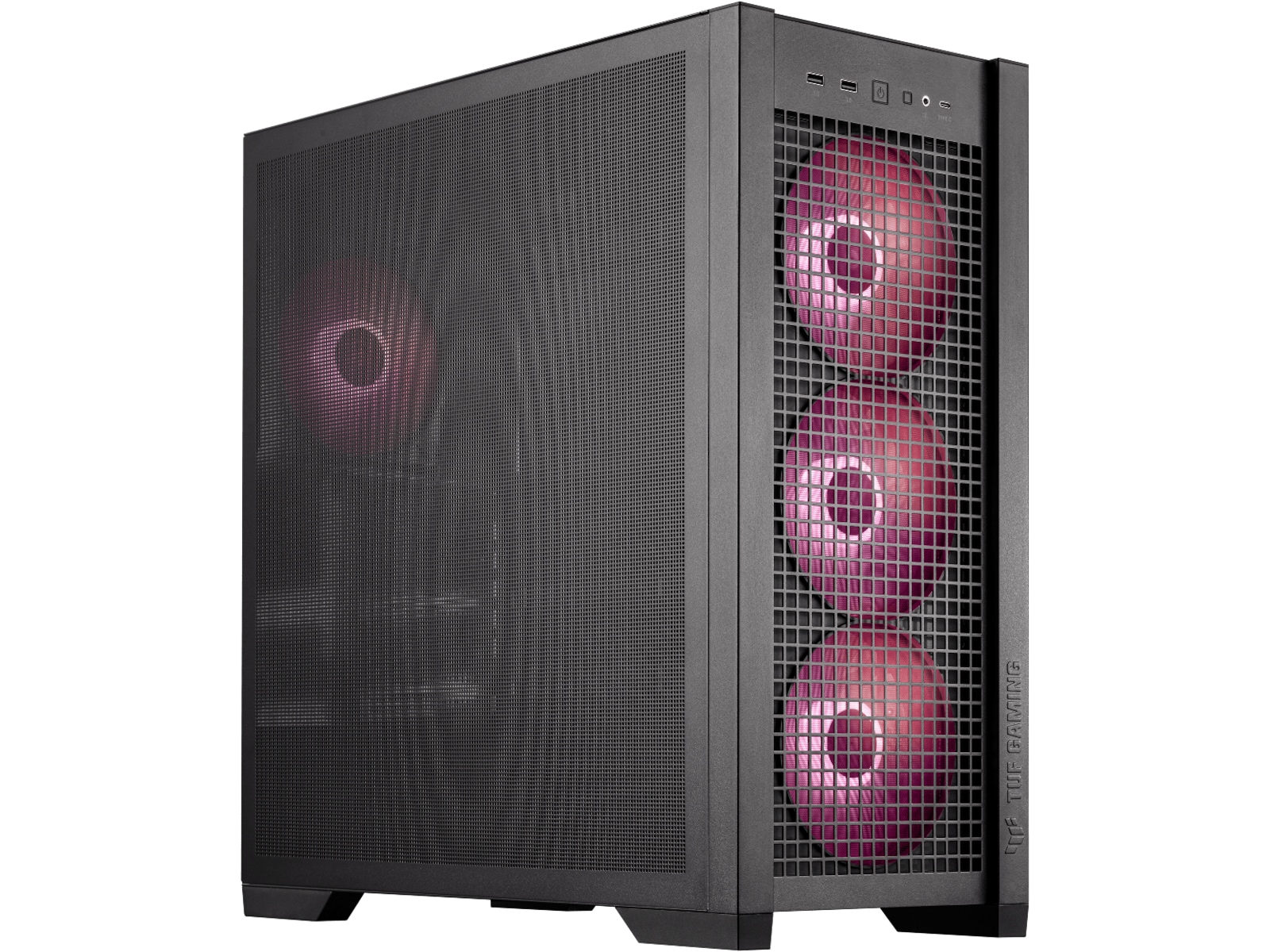 Asus TUF GAMING GT302 TG ARGB Mid Tower (svart) Midi tower