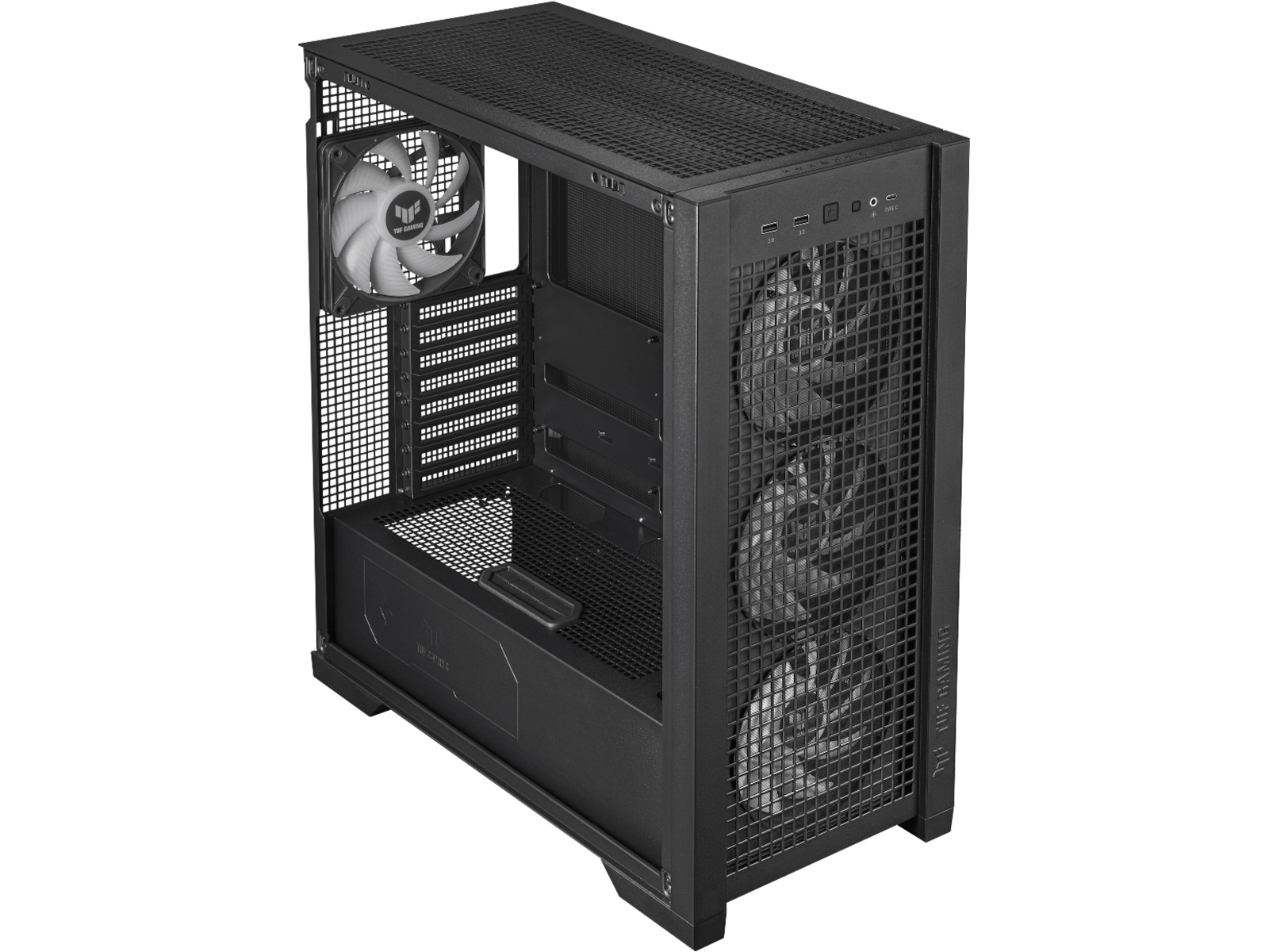 Asus TUF GAMING GT302 TG ARGB Mid Tower (svart) Midi tower
