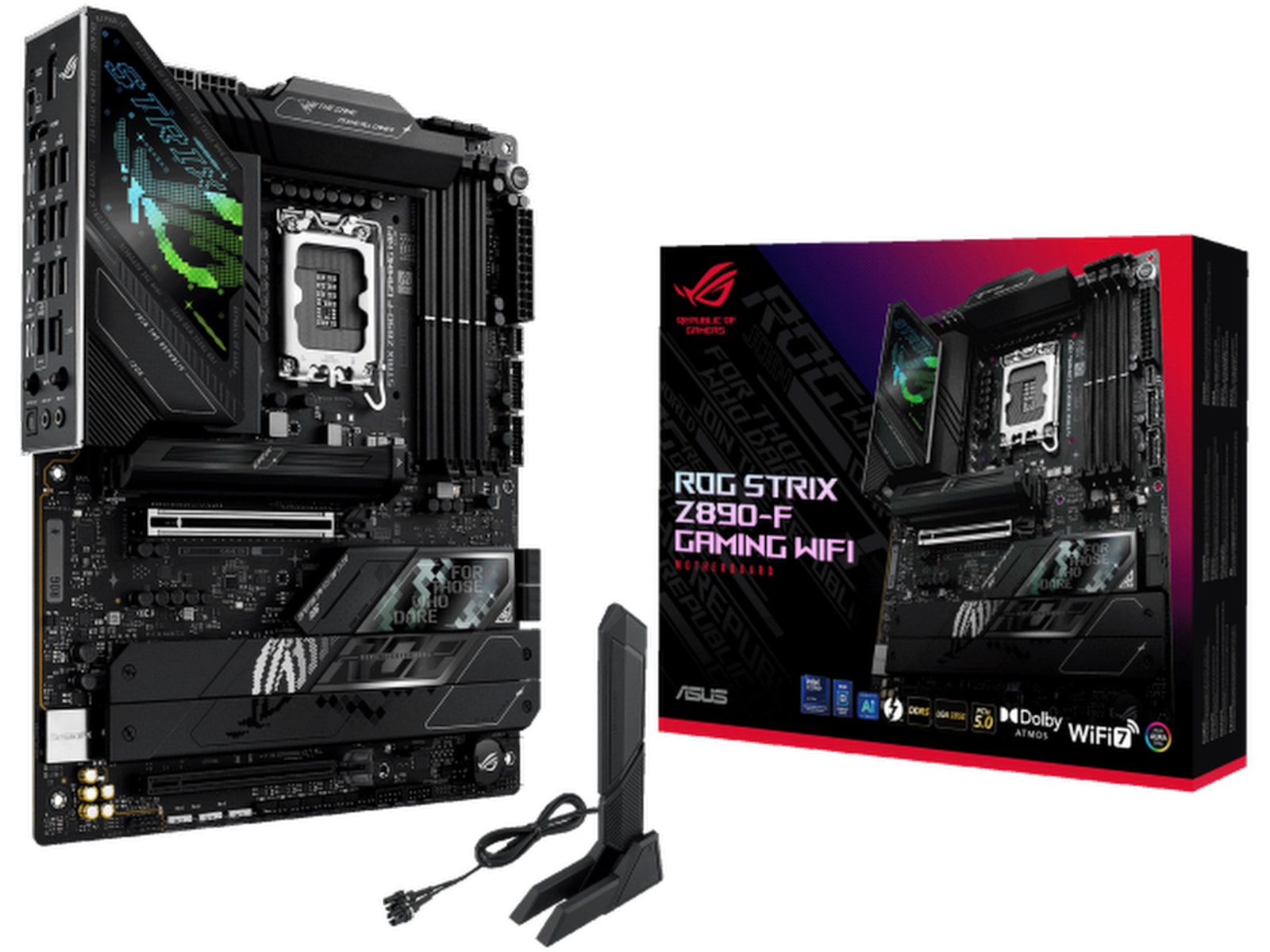Asus ROG Strix Z890-F Gaming WIFI Moderkort Intel Socket