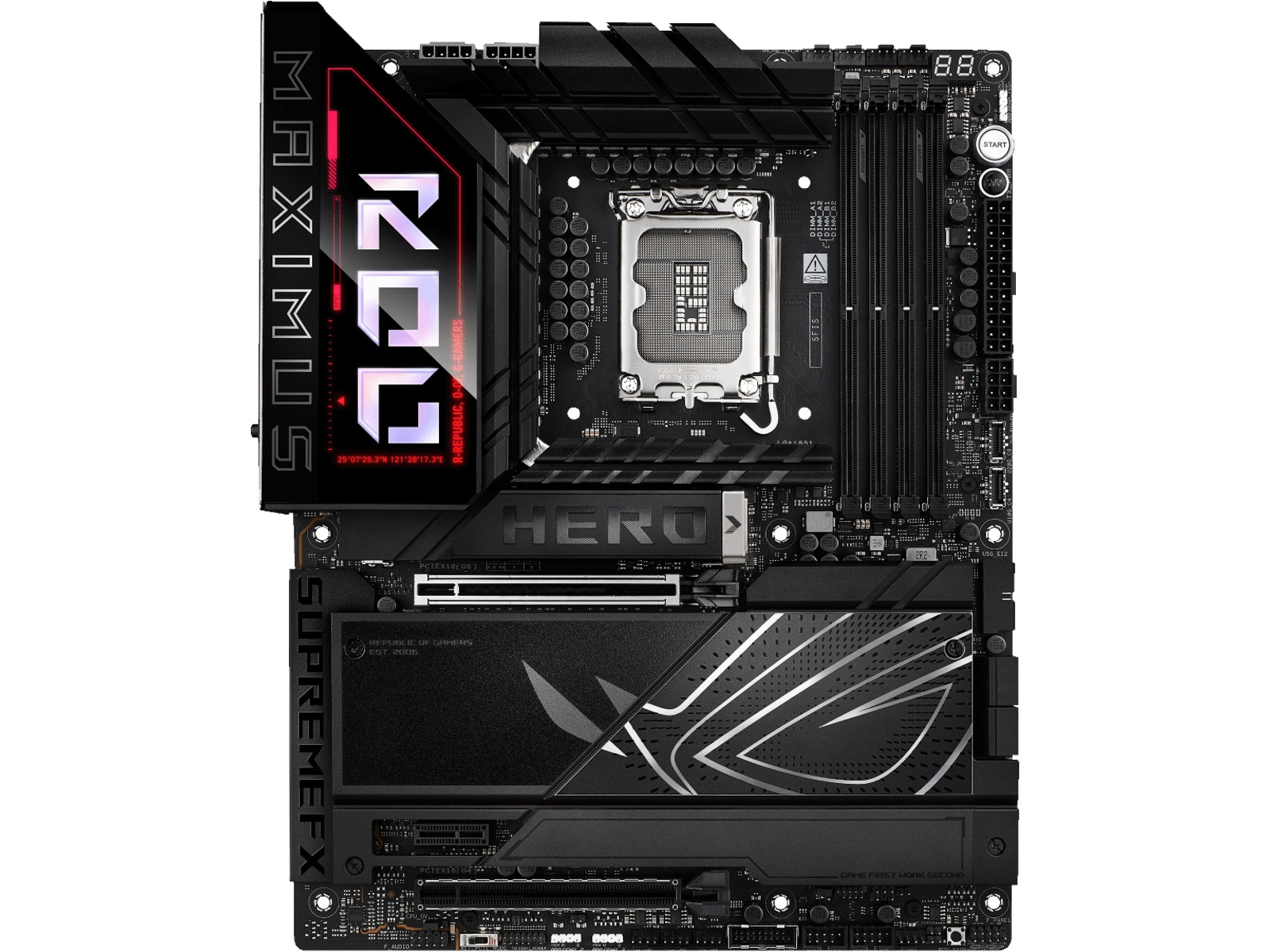 Asus ROG Maximus Z890 HERO Moderkort Intel Socket