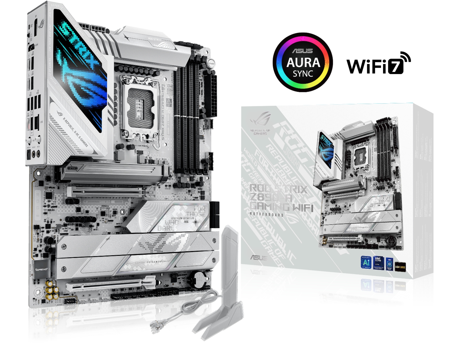 Asus ROG Strix Z890-A Gaming WIFI Moderkort Intel Socket