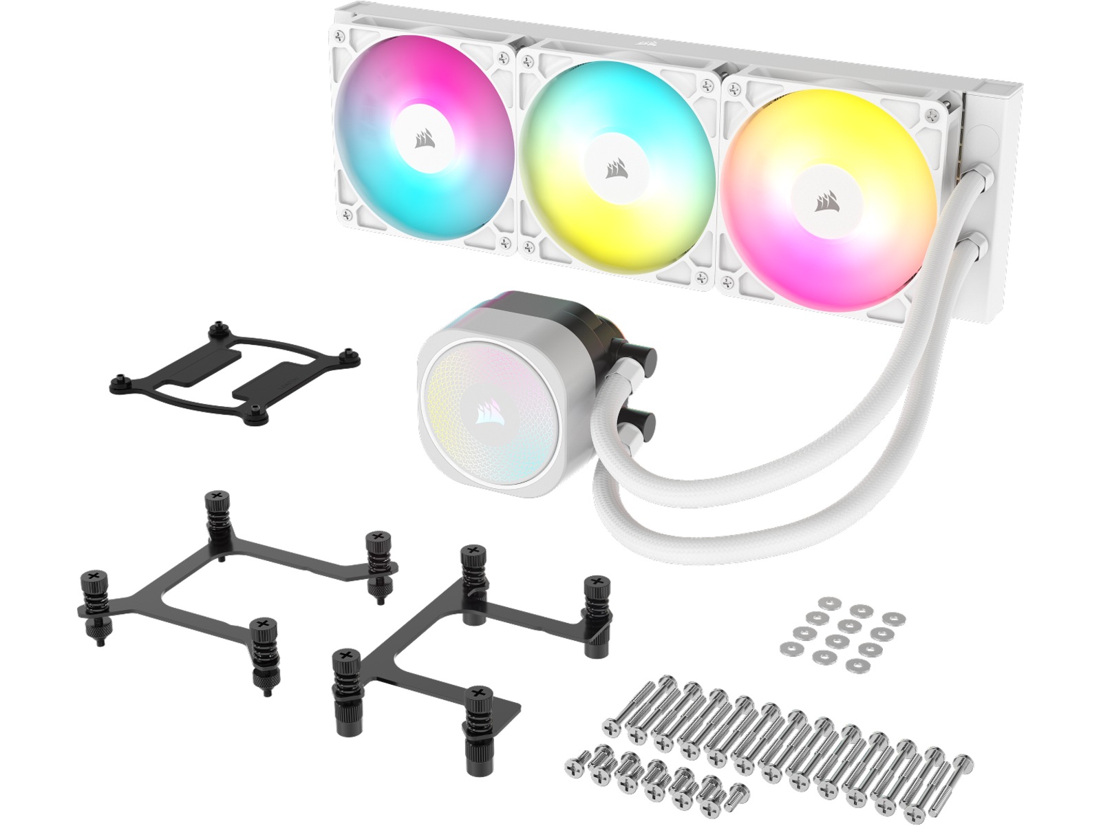 Corsair Nautilus 360 ARGB CPU Kylare (vit) CPU - Vattenkylning