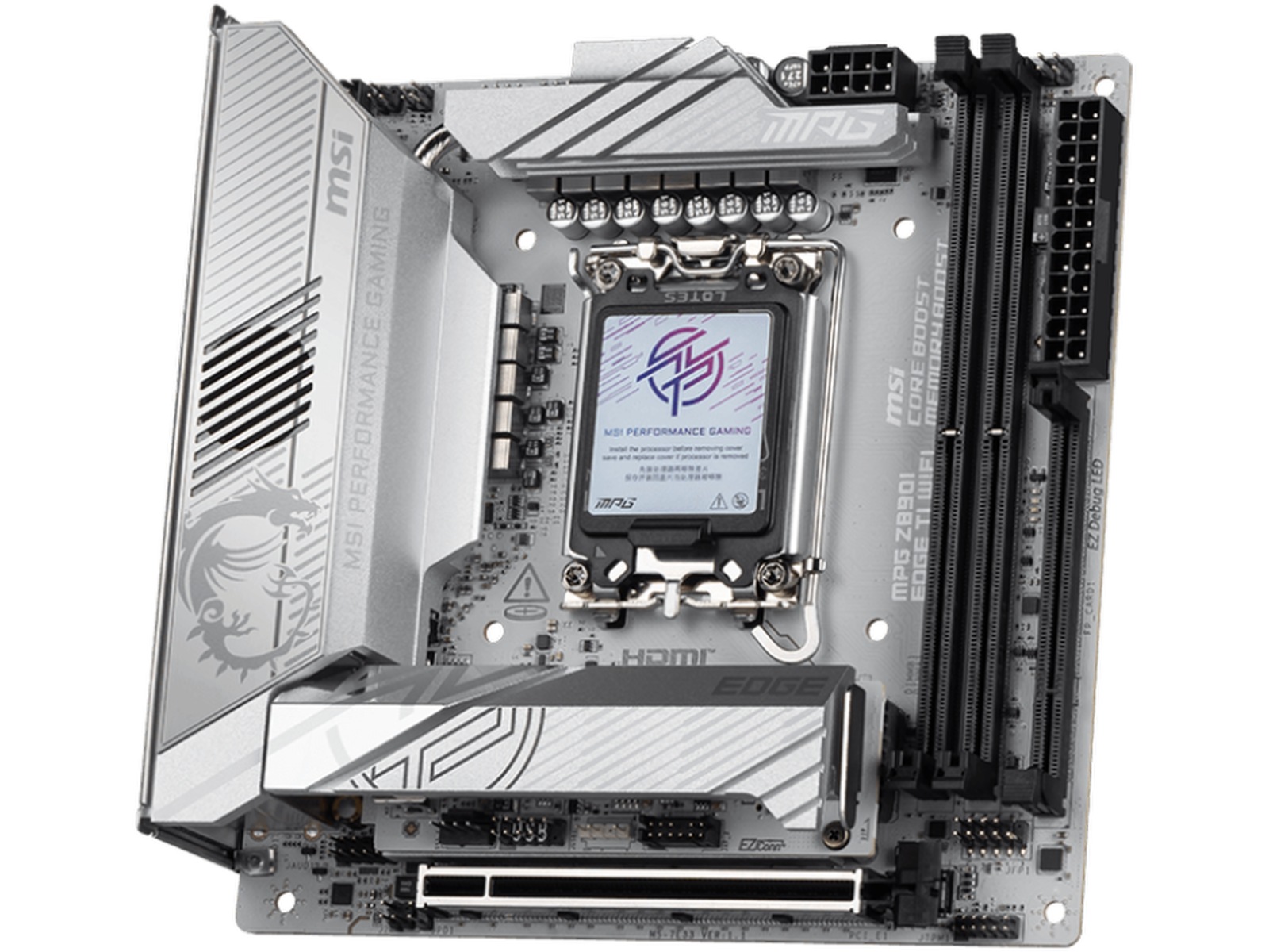 MSI MPG Z890I EDGE TI WIFI Moderkort Intel Socket
