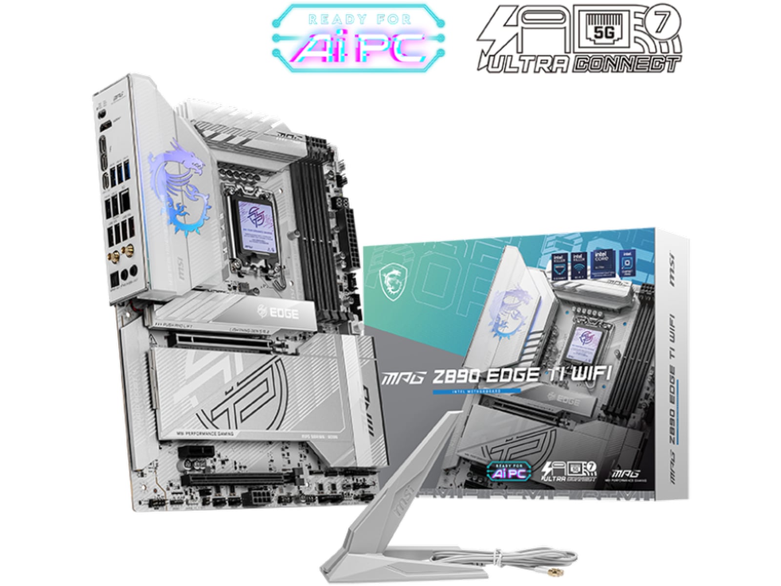 MSI MPG Z890 EDGE TI WIFI Moderkort Intel Socket