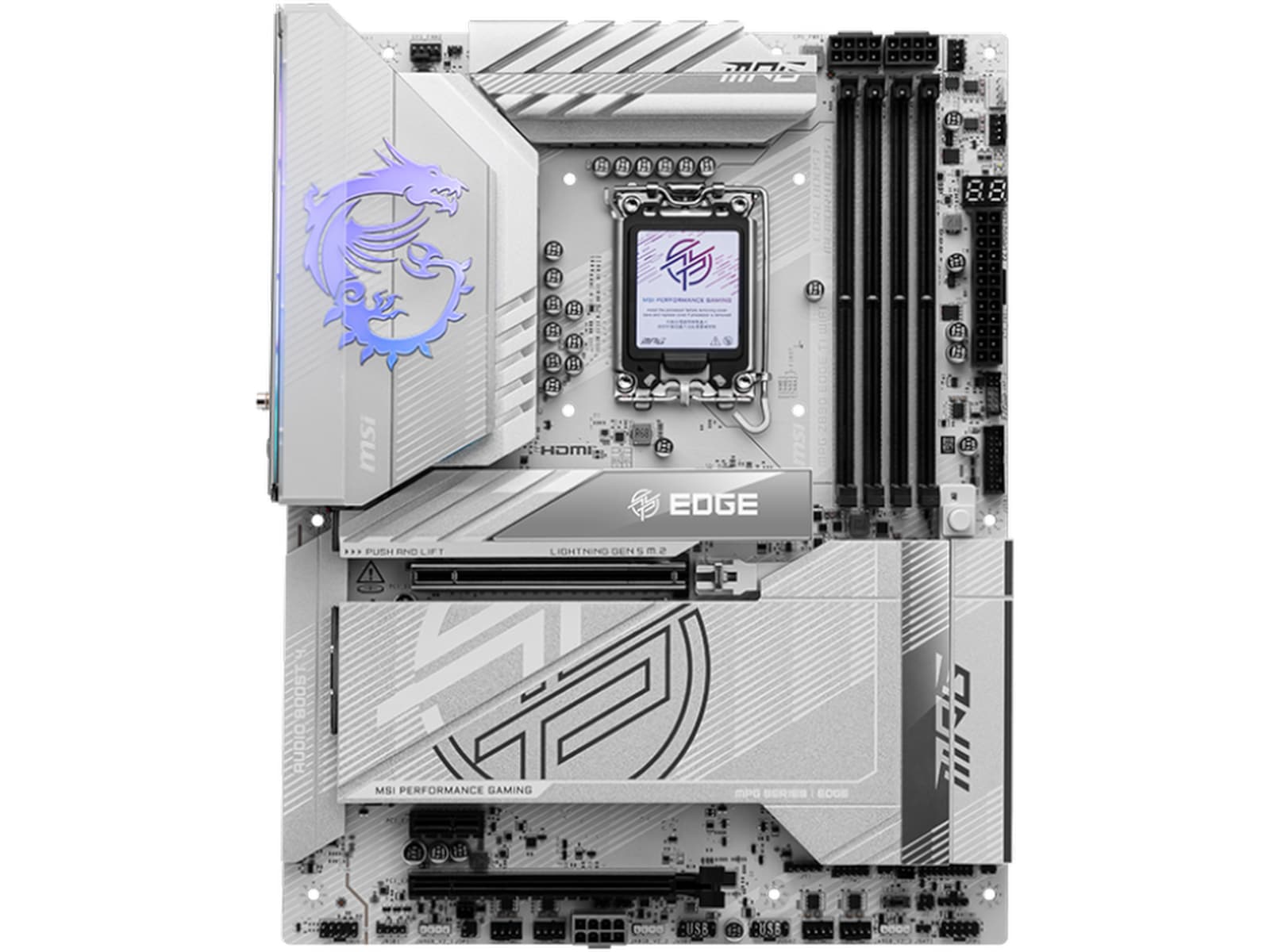 MSI MPG Z890 EDGE TI WIFI Moderkort Intel Socket