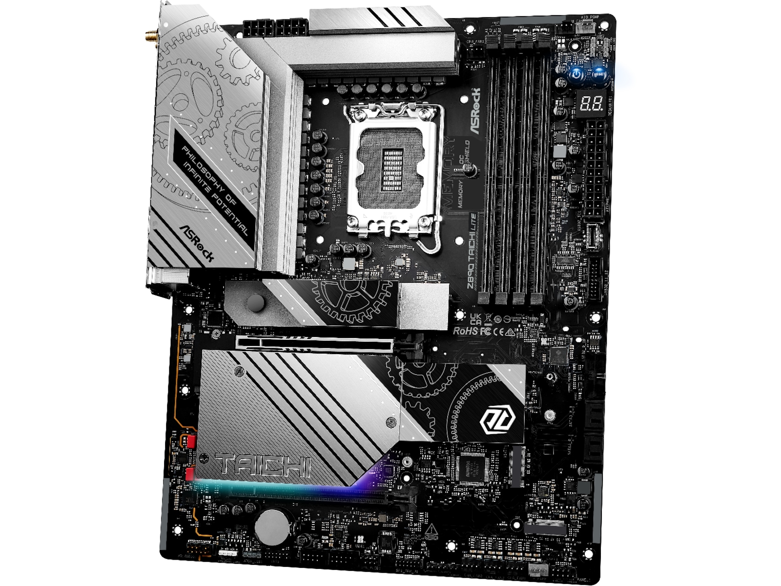 ASRock Z890 TAICHI LITE Moderkort Intel Socket