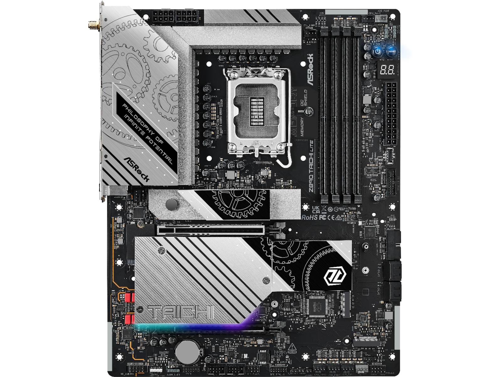 ASRock Z890 TAICHI LITE Moderkort Intel Socket