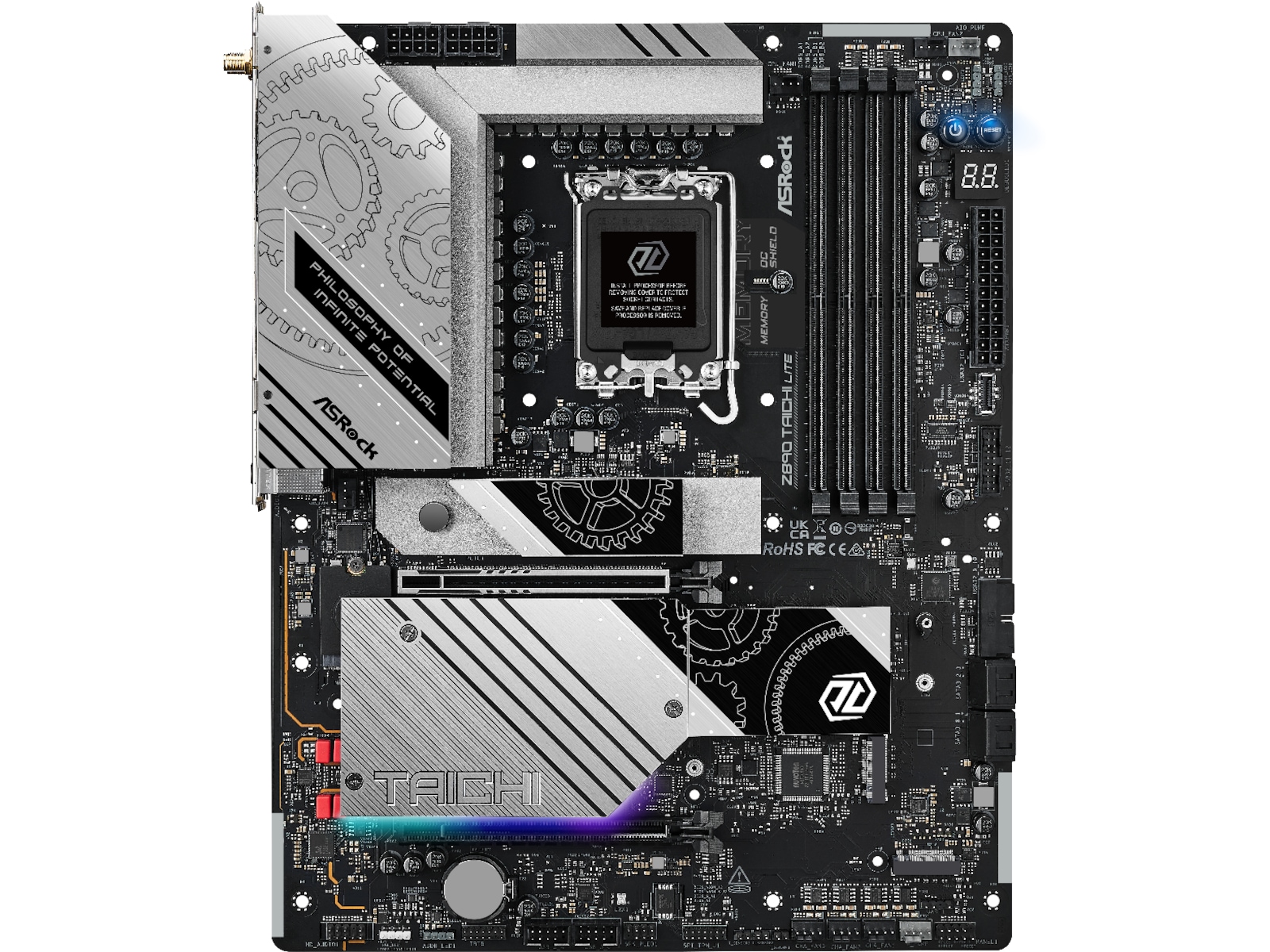ASRock Z890 TAICHI LITE Moderkort Intel Socket