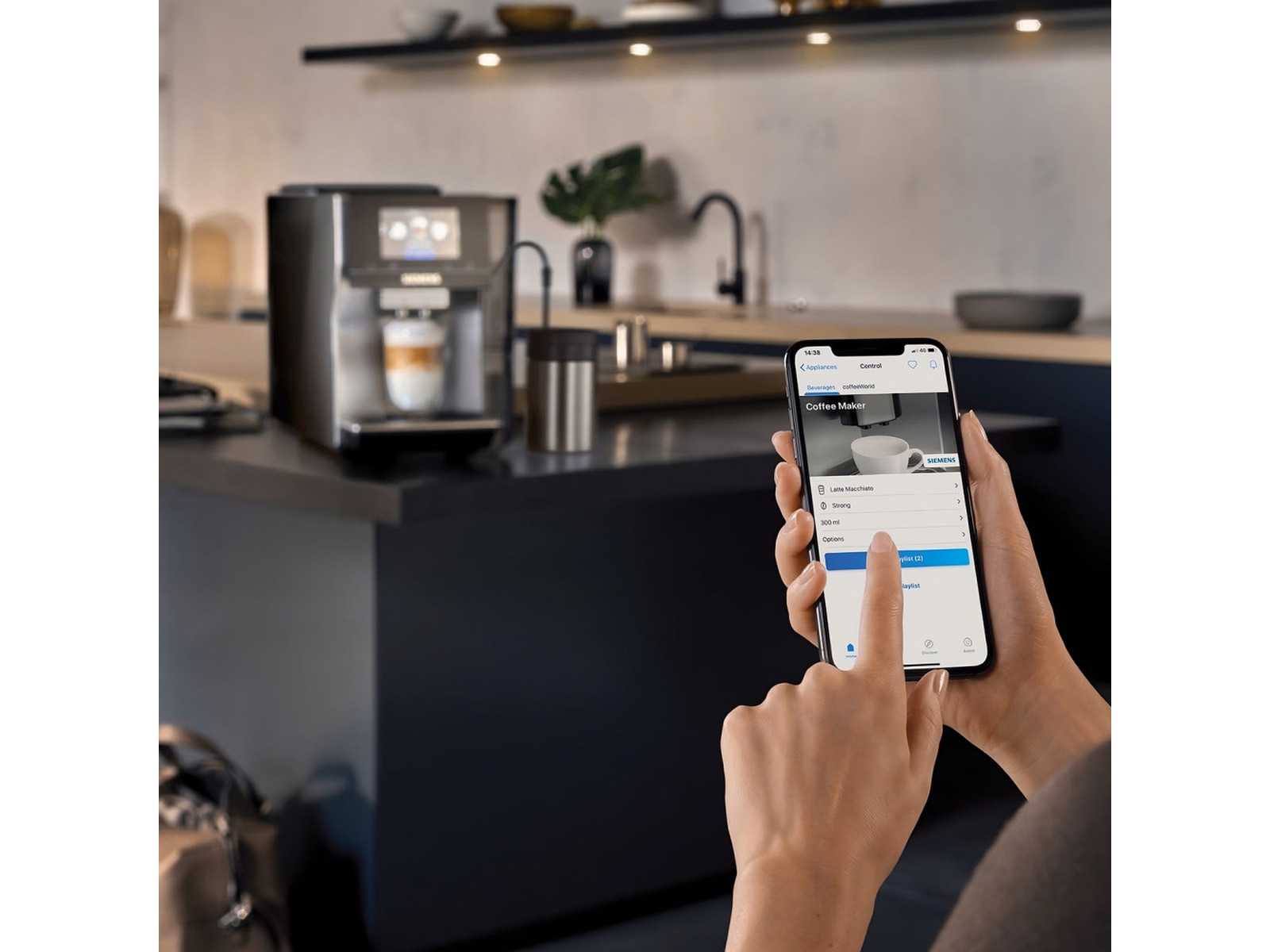 Siemens EQ700 klassisk Automatisk Kaffemaskin (inox/silver) Espressomaskiner