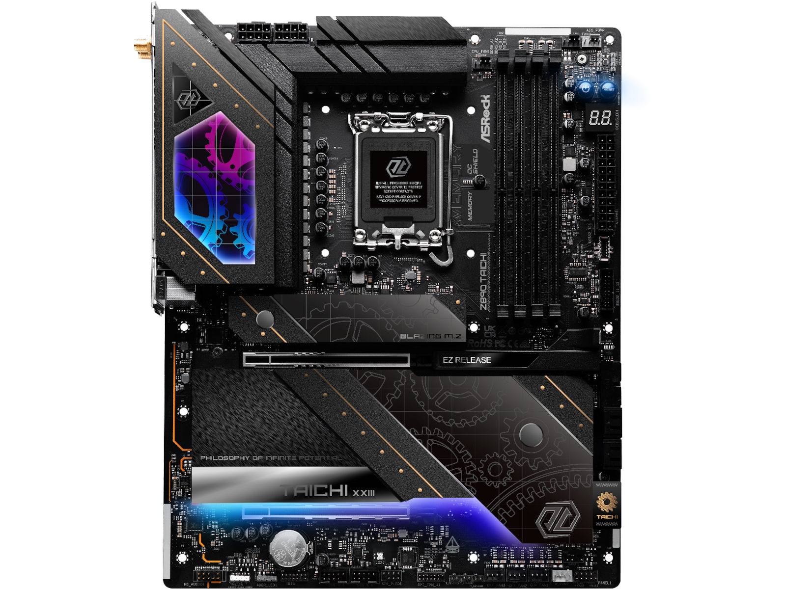 ASRock Z890 TAICHI Moderkort Intel Socket