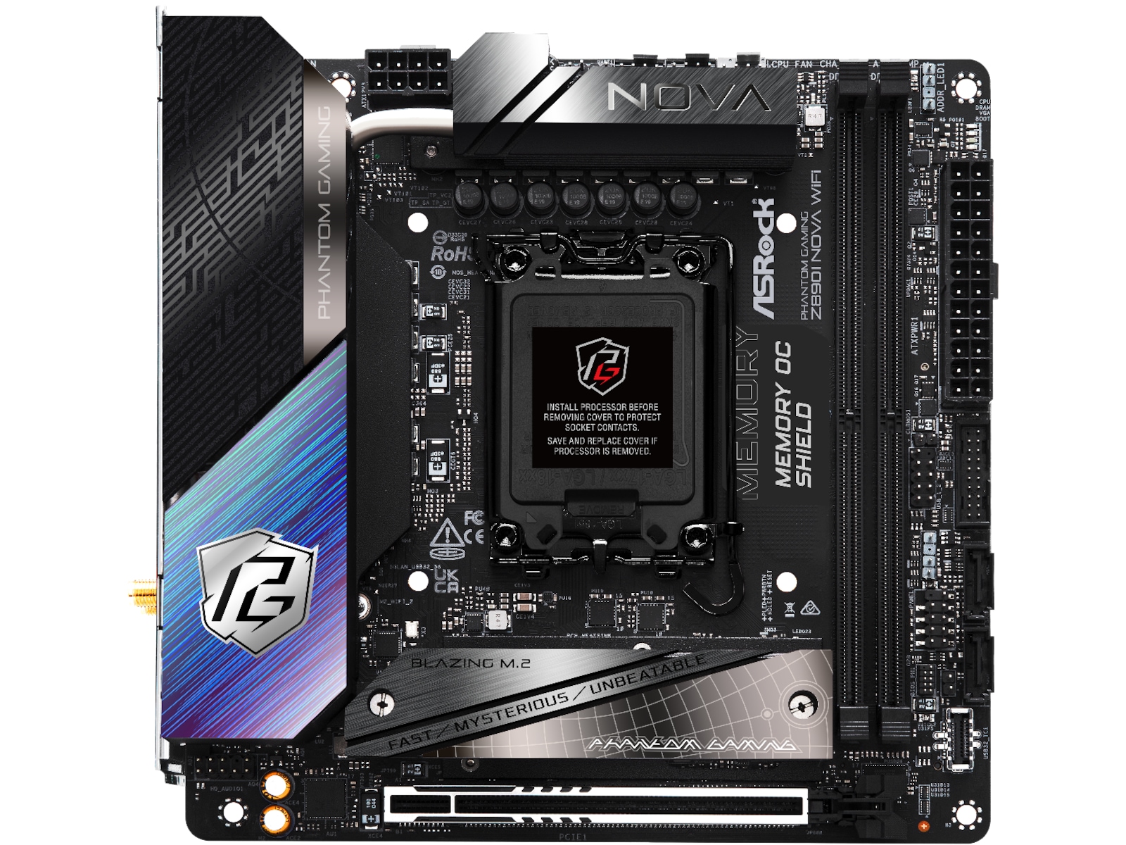 ASRock Z890I NOVA WIFI Moderkort Intel Socket