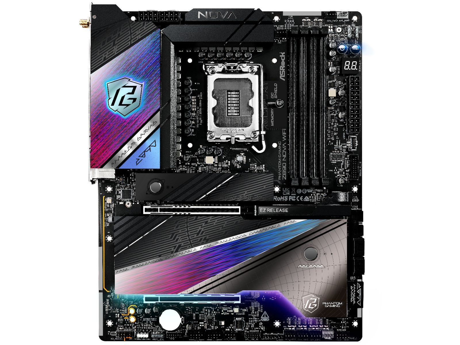 ASRock Z890 NOVA WIFI Moderkort Intel Socket