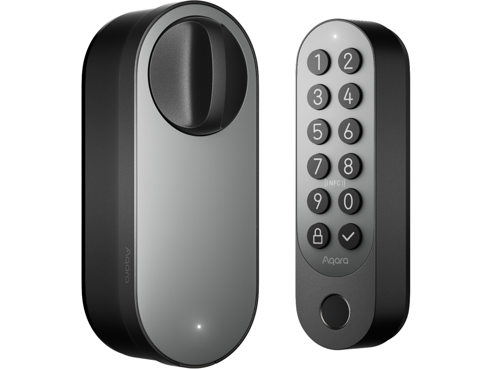 Aqara Smart Lock U200 Kit (svart) Elektroniskt dörrlås