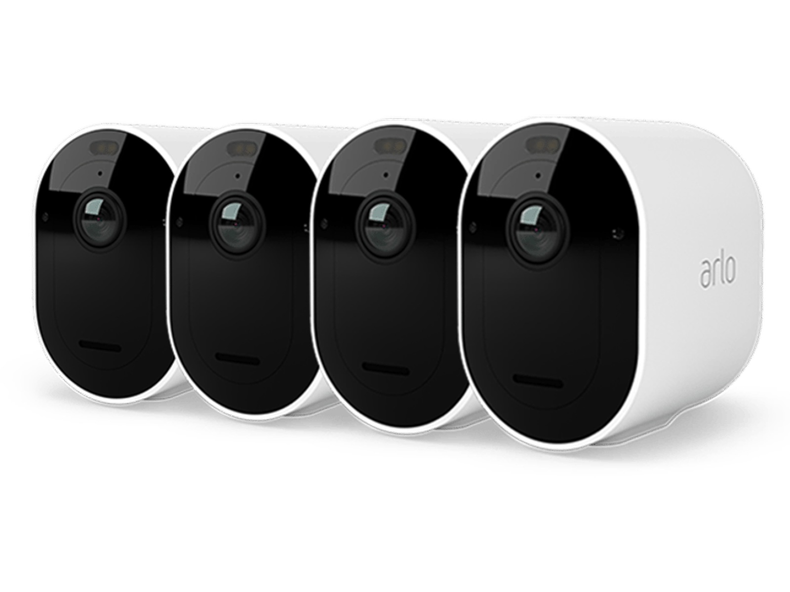 Arlo Pro 5 2K övervakningskamera 4-pack (vit) Övervakningskamera