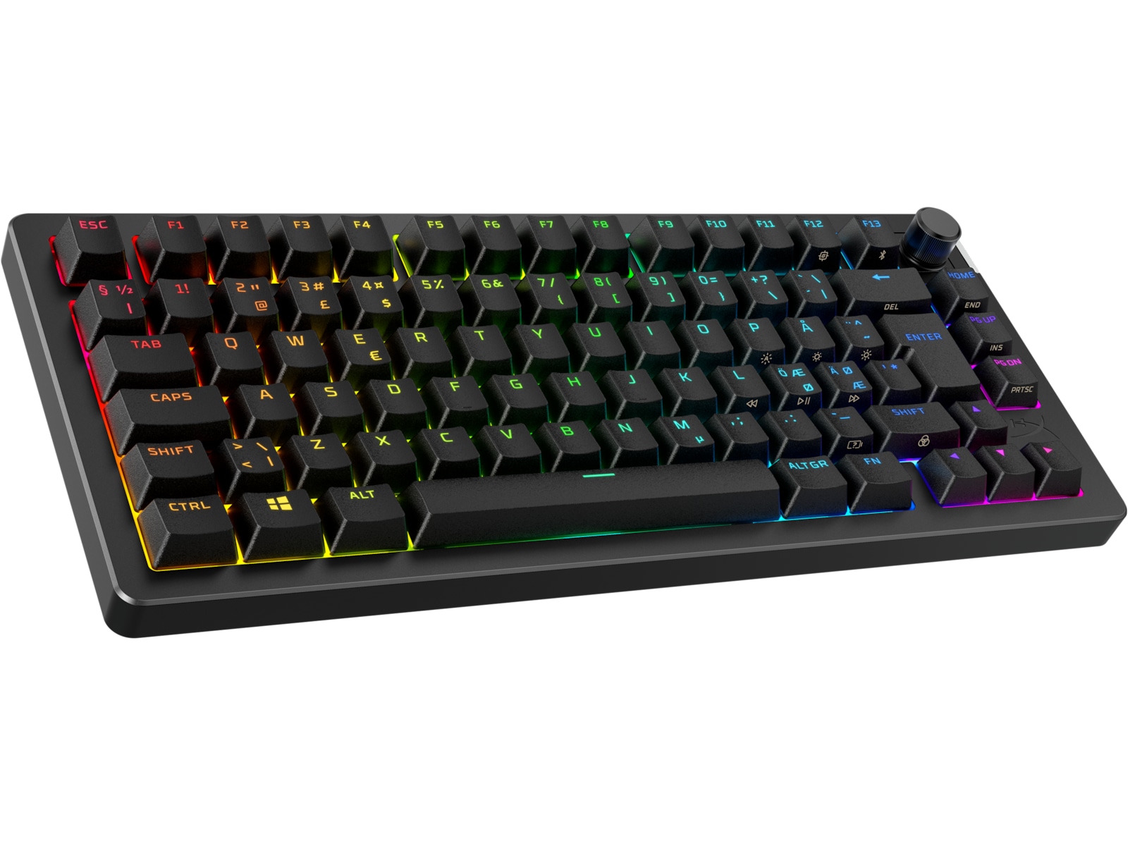 HyperX Alloy Rise 75 Trådlöst Gamingtangentbord (svart) Gamingtangentbord
