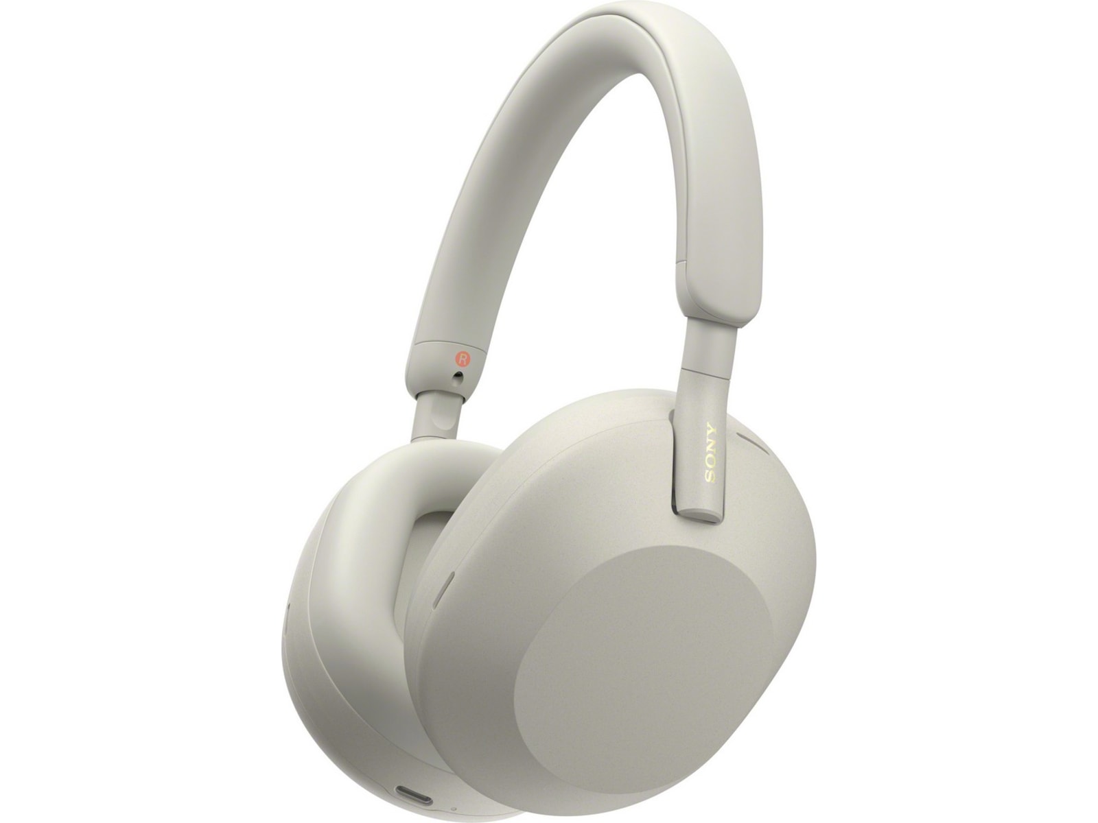 Sony WH-1000XM5 trådlösa hörlurar Over-Ear (silver) Hörlurar