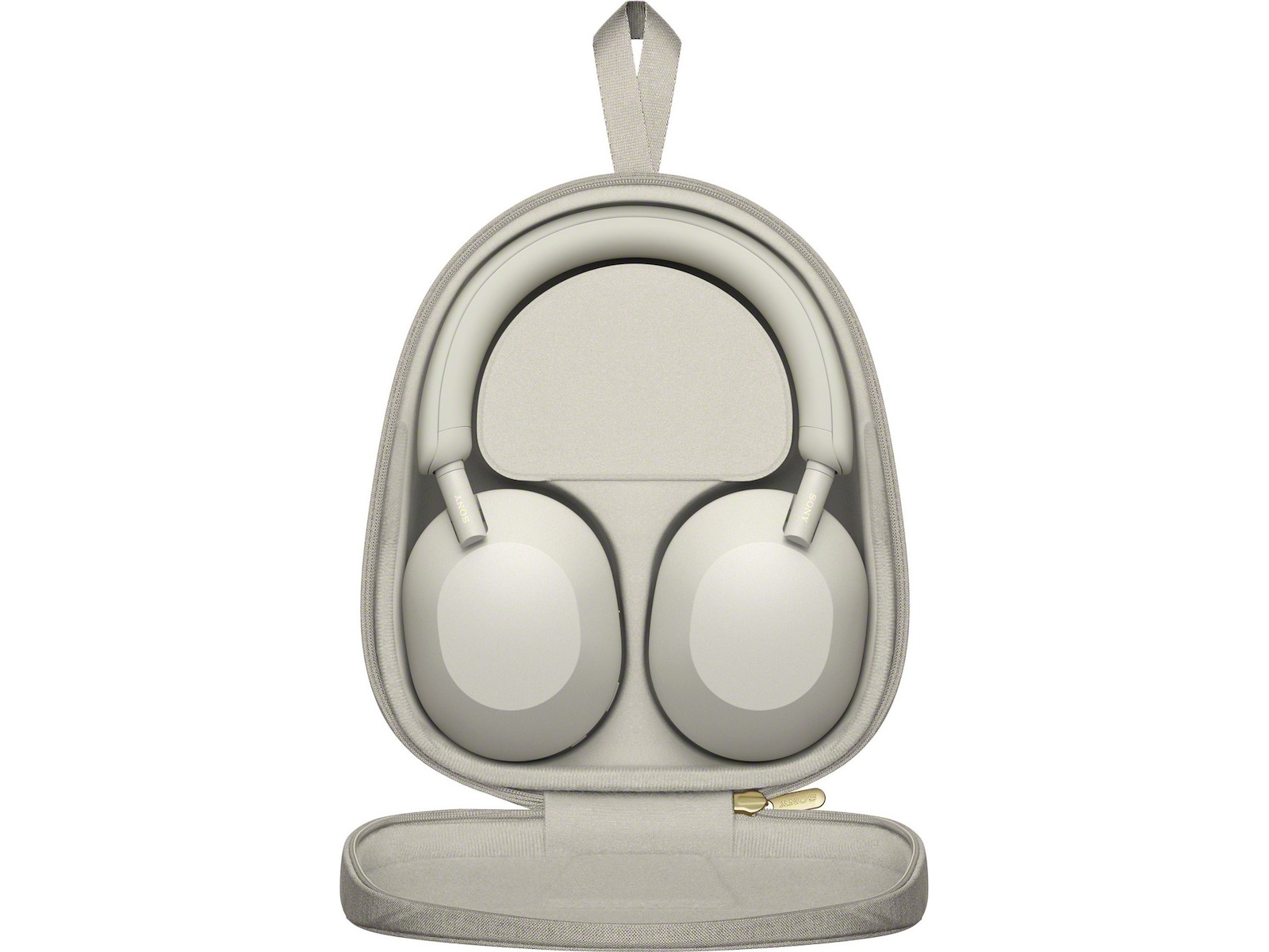 Sony WH-1000XM5 trådlösa hörlurar Over-Ear (silver) Hörlurar