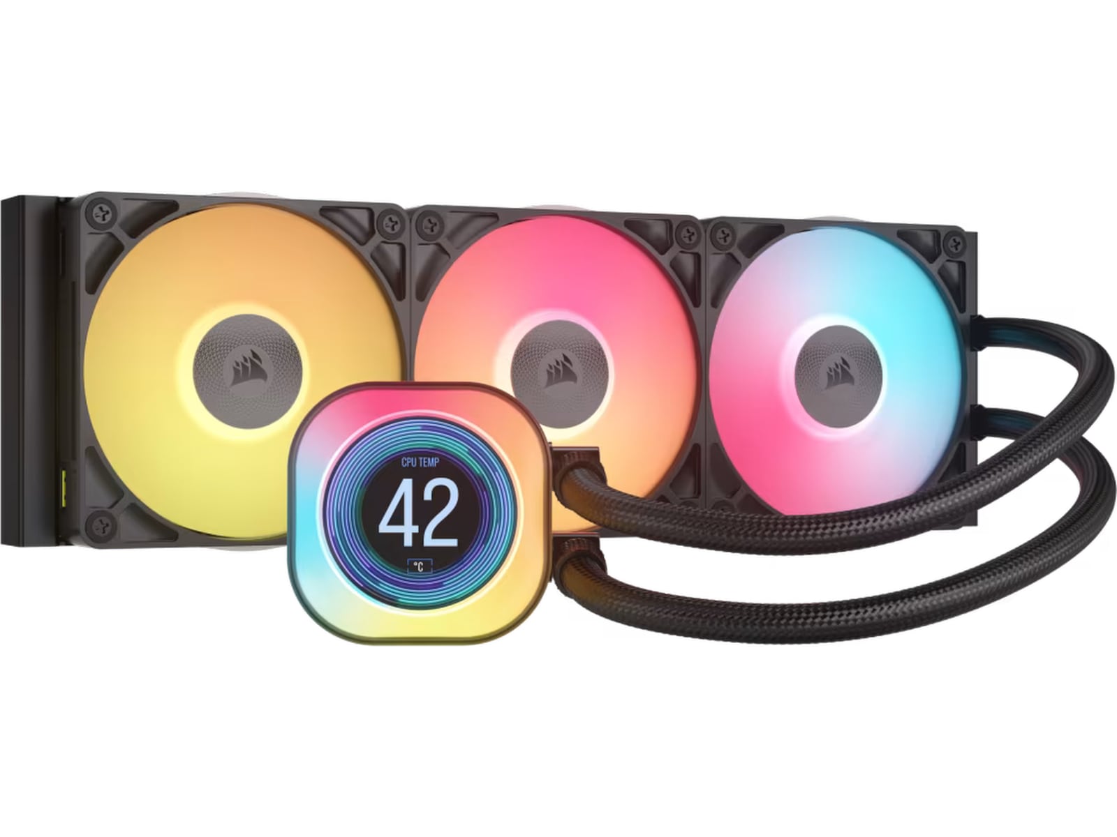Corsair iCUE LINK TITAN 360 RX LCD AIO Kylare (svart) CPU - Vattenkylning