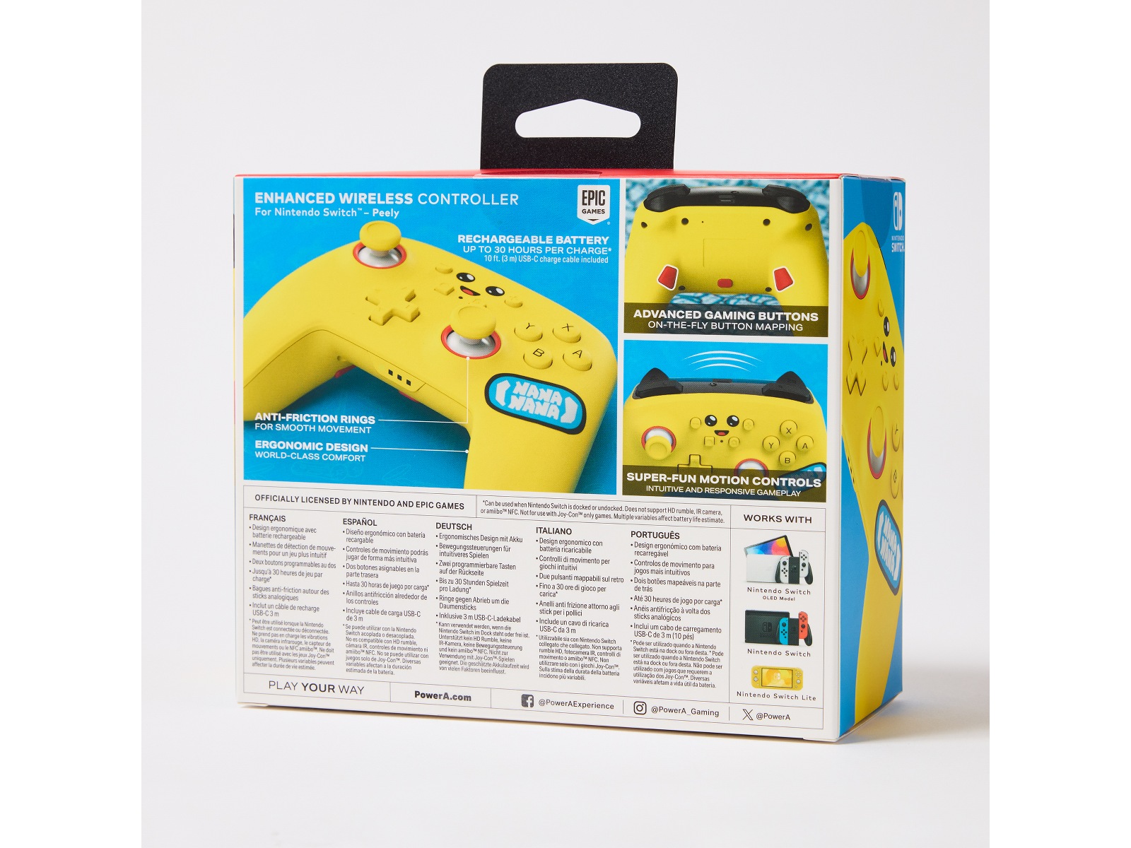 PowerA Enhanced Wireless kontroller Peely Tillbehör till spelkonsoler