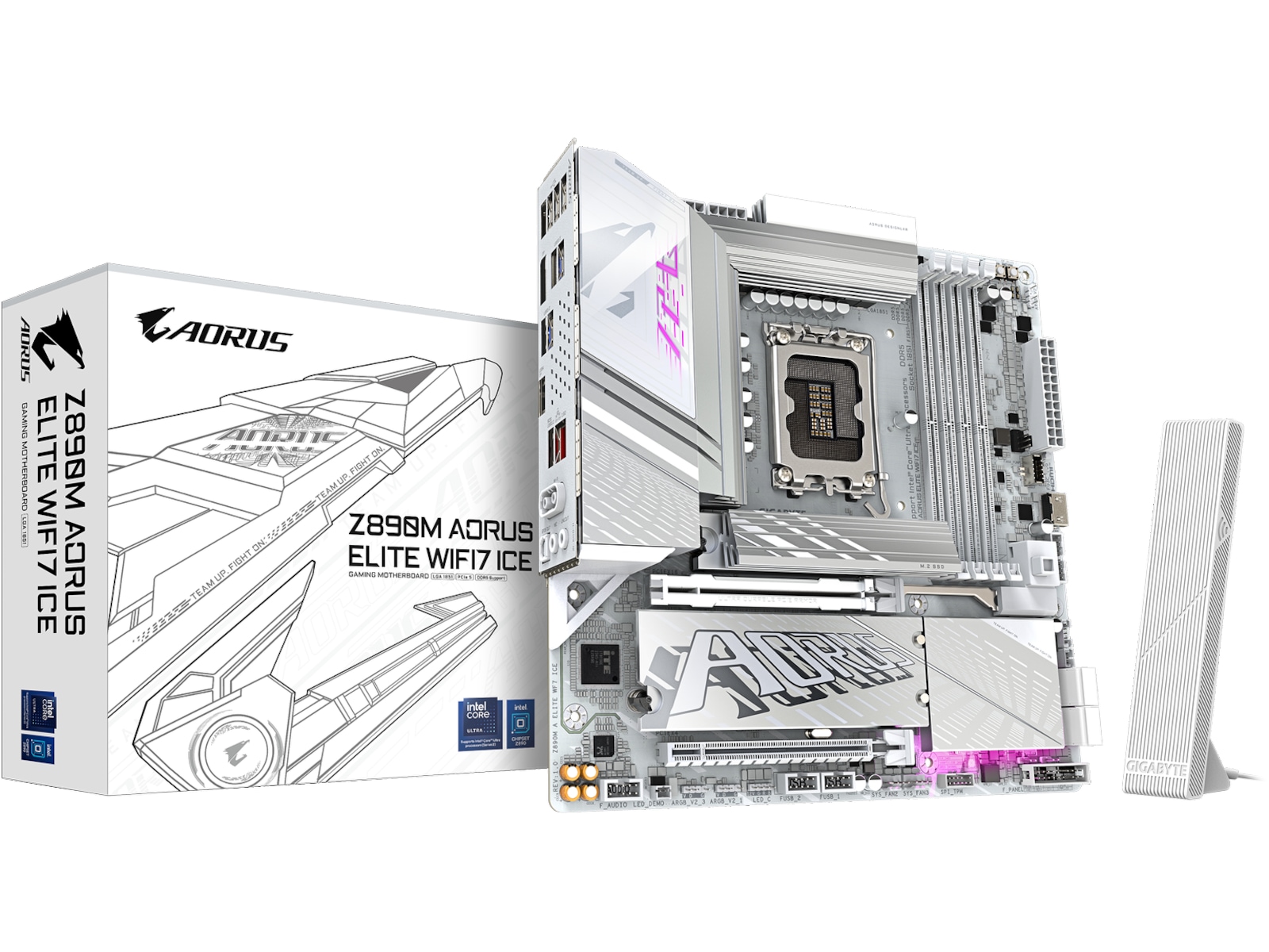 GIGABYTE Z890M A ELITE WF7 ICE Moderkort Intel Socket