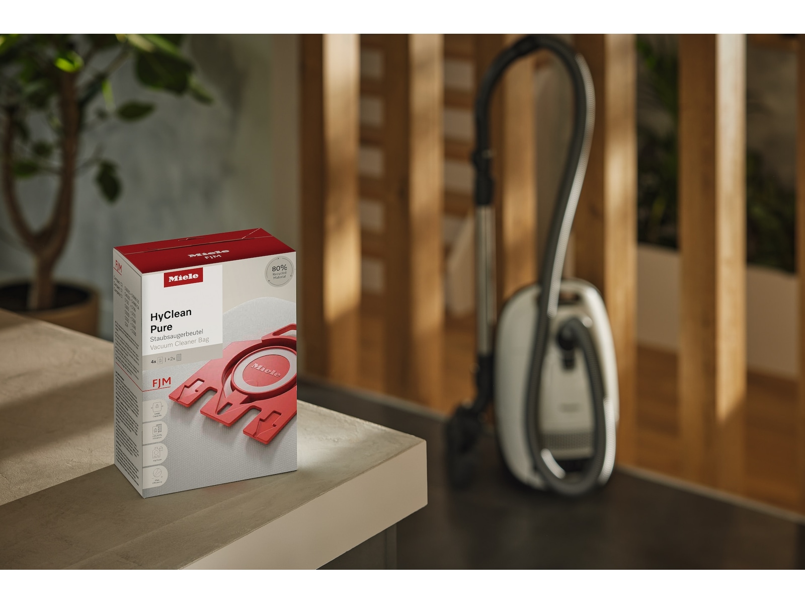 Miele Dammsugarpåse HyClean Pure FJM Tillbehör för dammsugare & rengöring