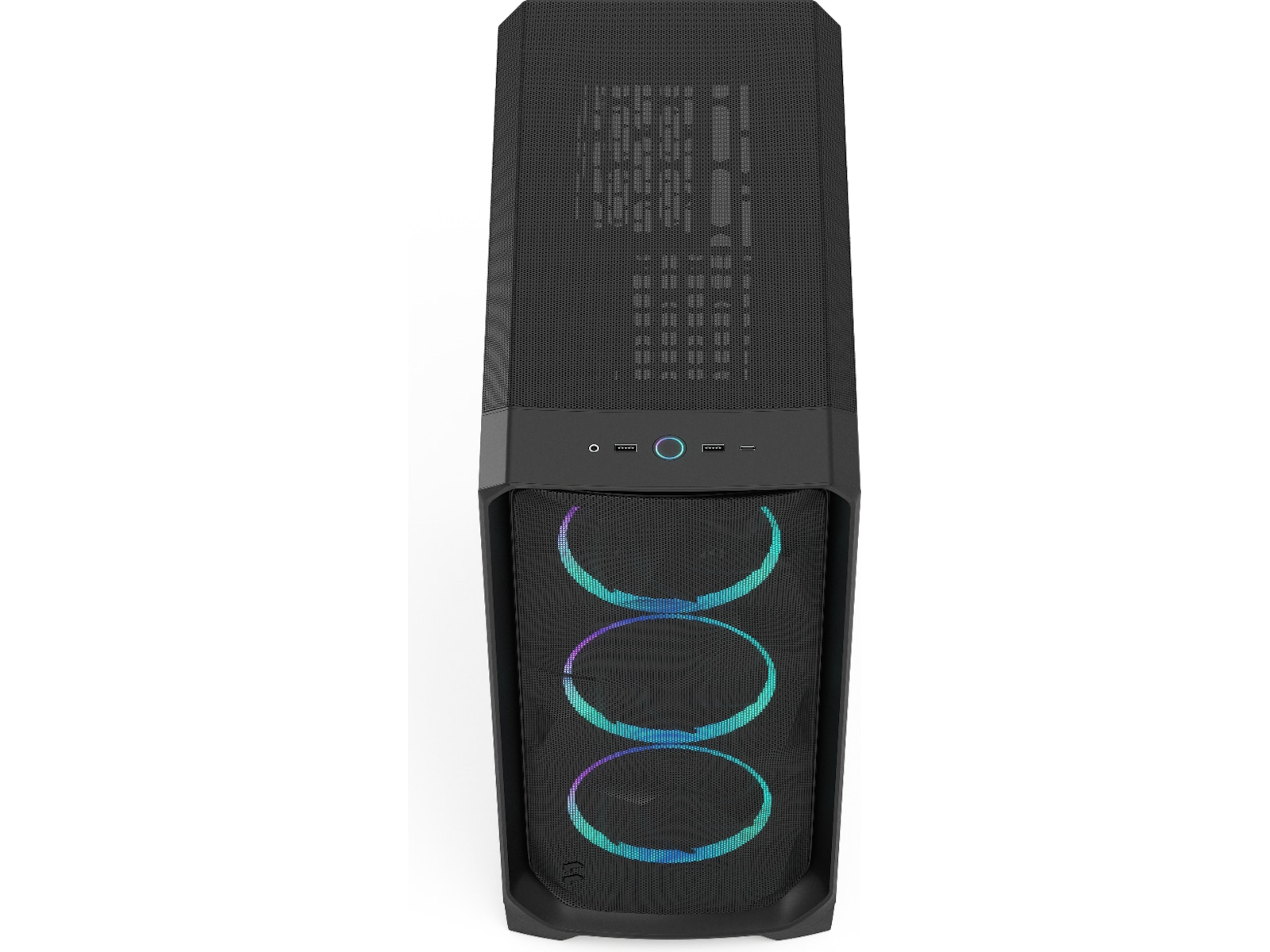 Fractal Meshify 3 RGB TG Light Tint Mid Tower (svart) Midi tower