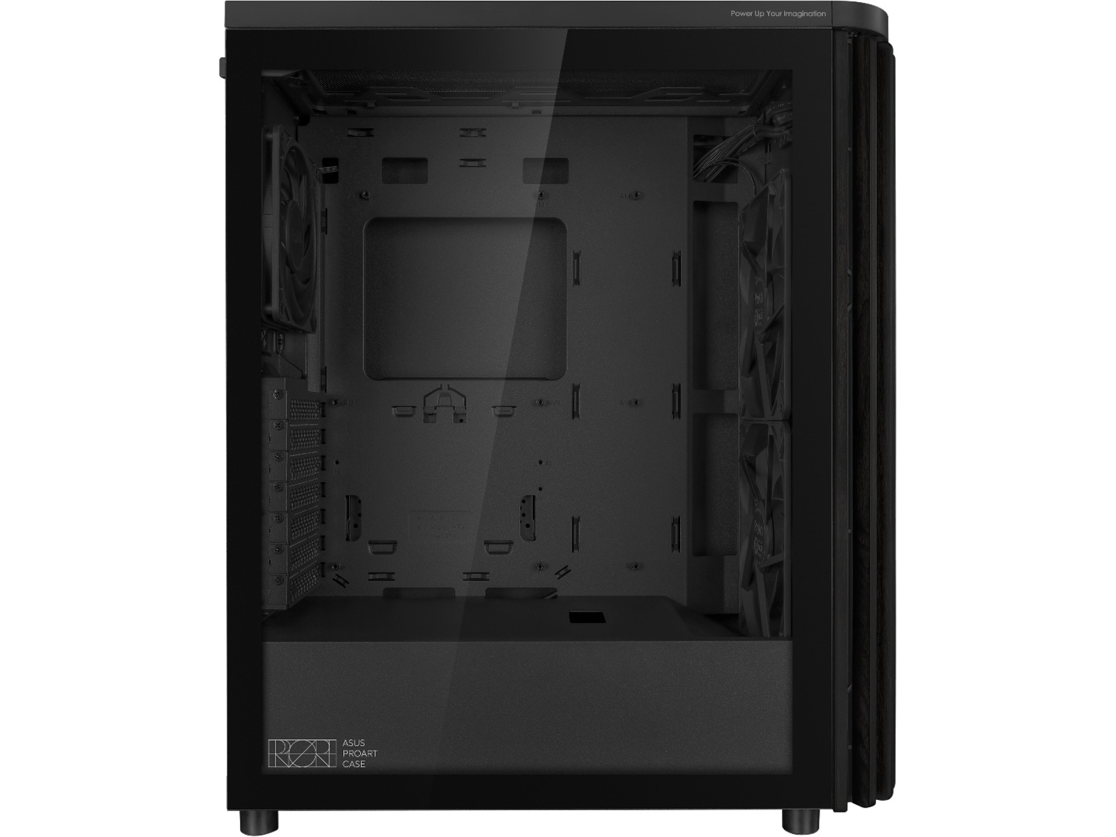 Asus Proart PA401 Wood TG PWM Mid Tower (svart) Midi tower