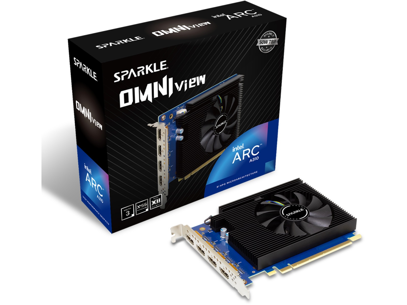 Sparkle Intel Arc A310 Omni View Grafikkort