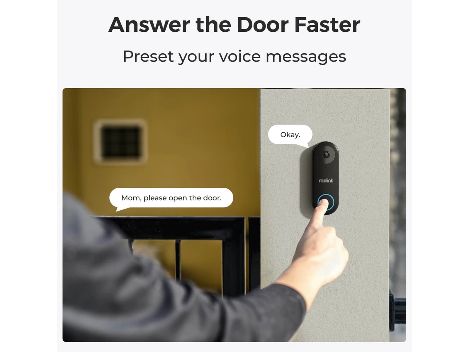 Reolink D340W Smart WiFi Video Ringklocka Ringklockor