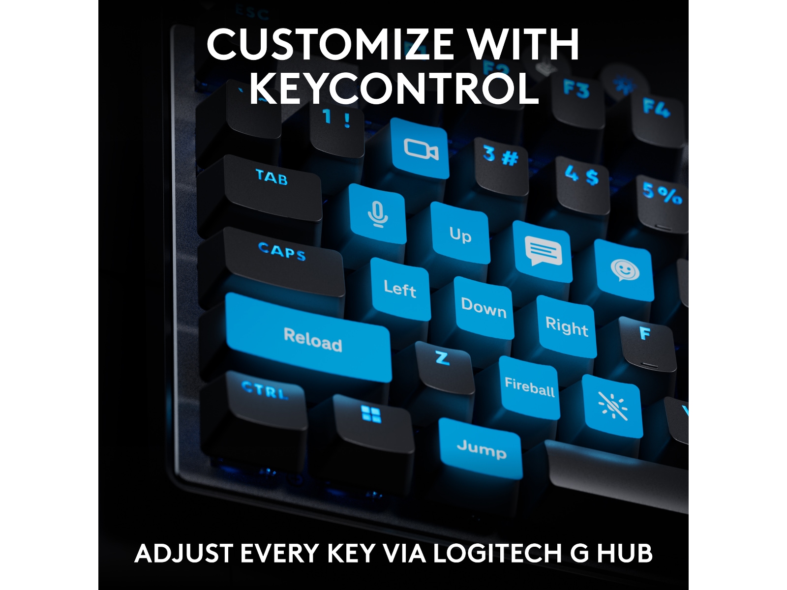 Logitech G Pro X TKL Rapid gamingtangentbord (svart) Gamingtangentbord