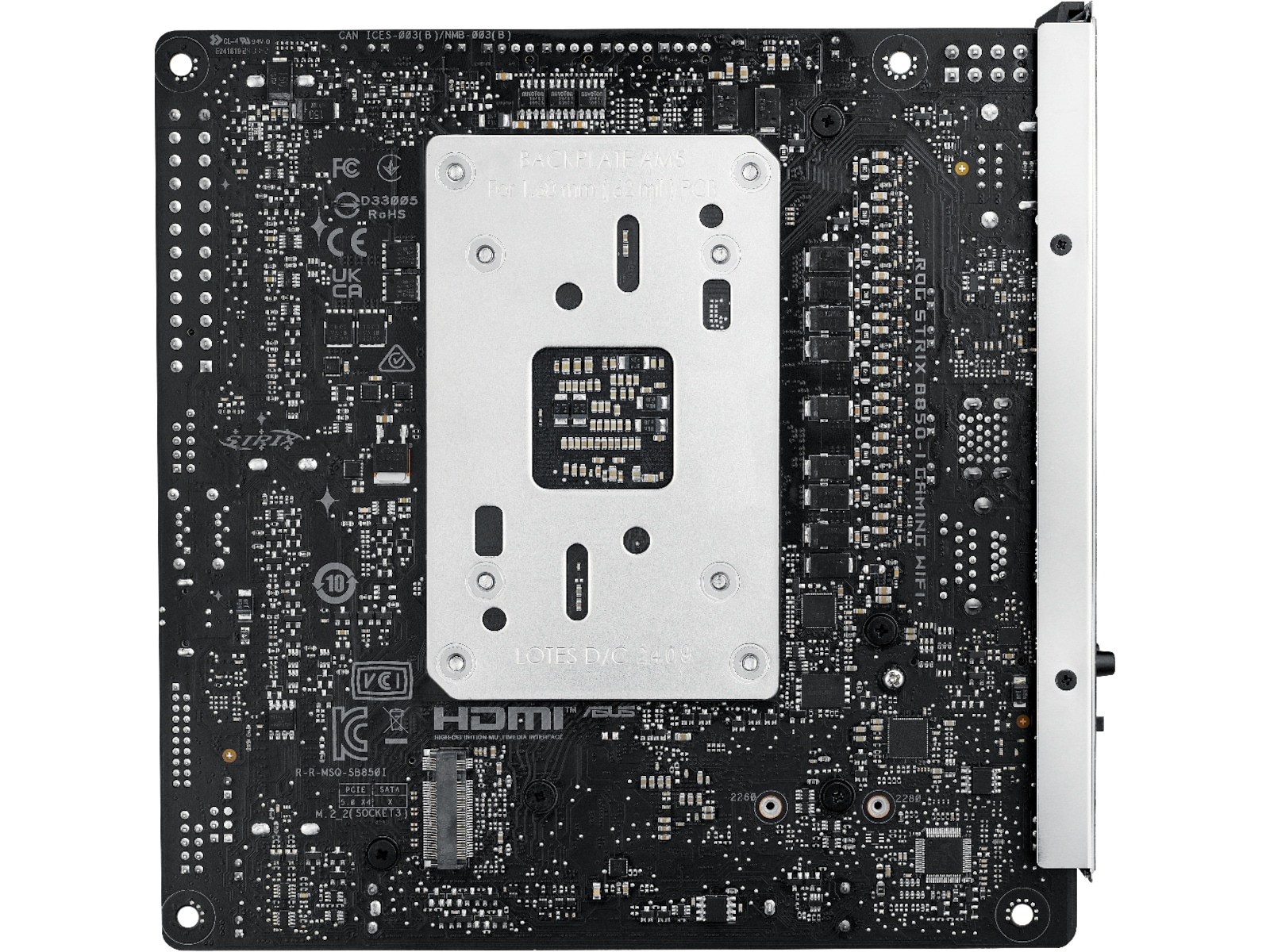 ASUS ROG STRIX B850-I GAMING WIFI Moderkort AMD Socket
