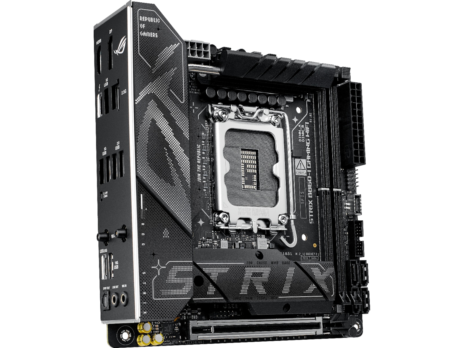 ASUS ROG STRIX B860-I GAMING WIFI Moderkort Intel Socket