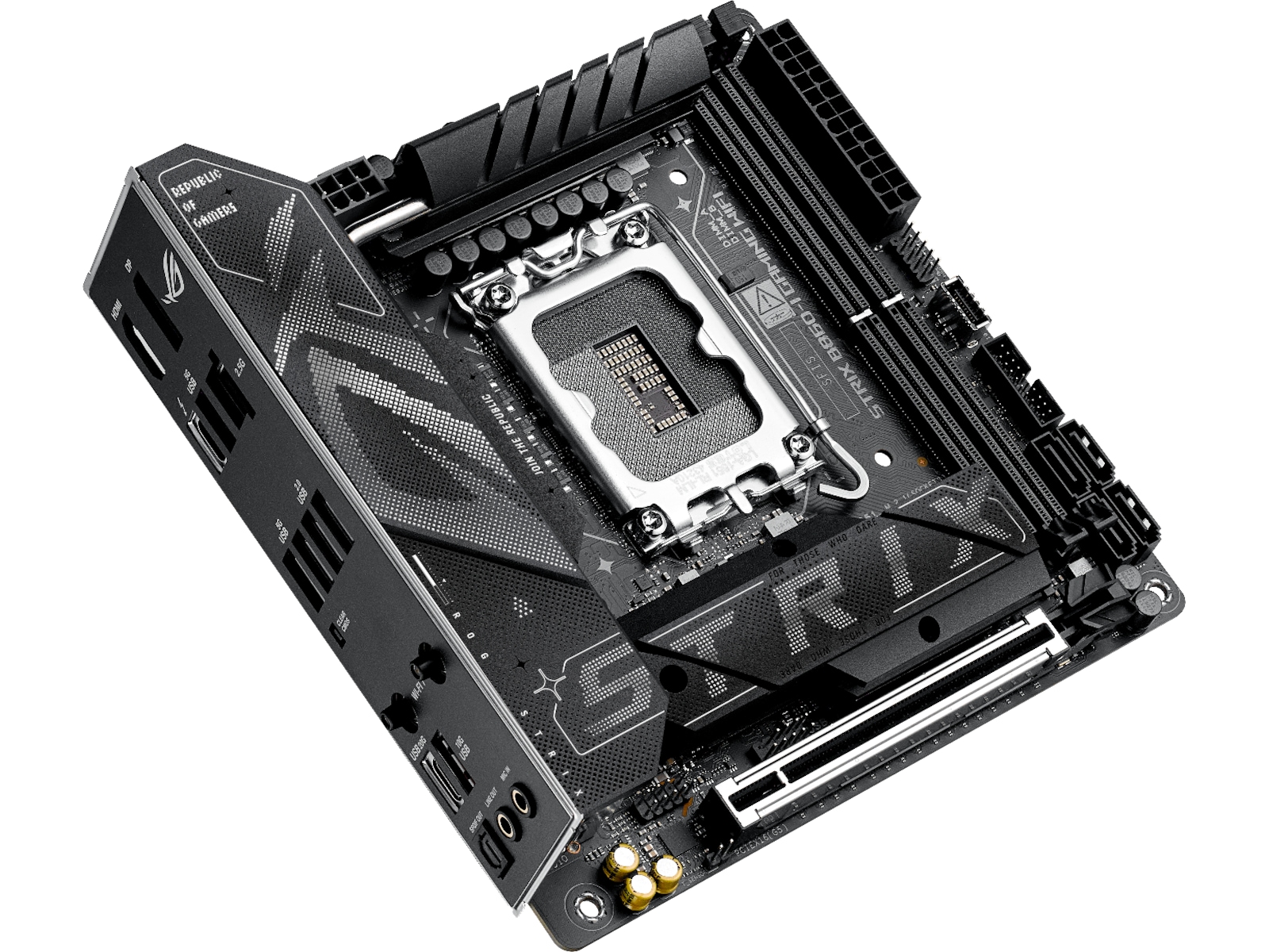 ASUS ROG STRIX B860-I GAMING WIFI Moderkort Intel Socket