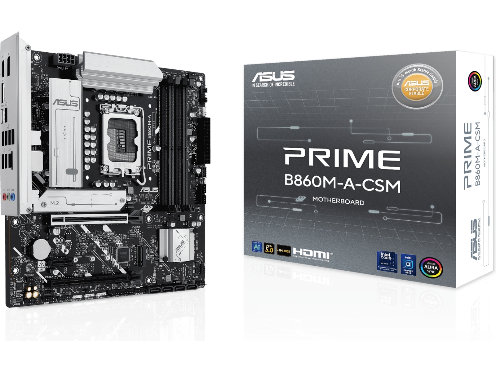 ASUS PRIME B860M-A-CSM Moderkort Intel Socket