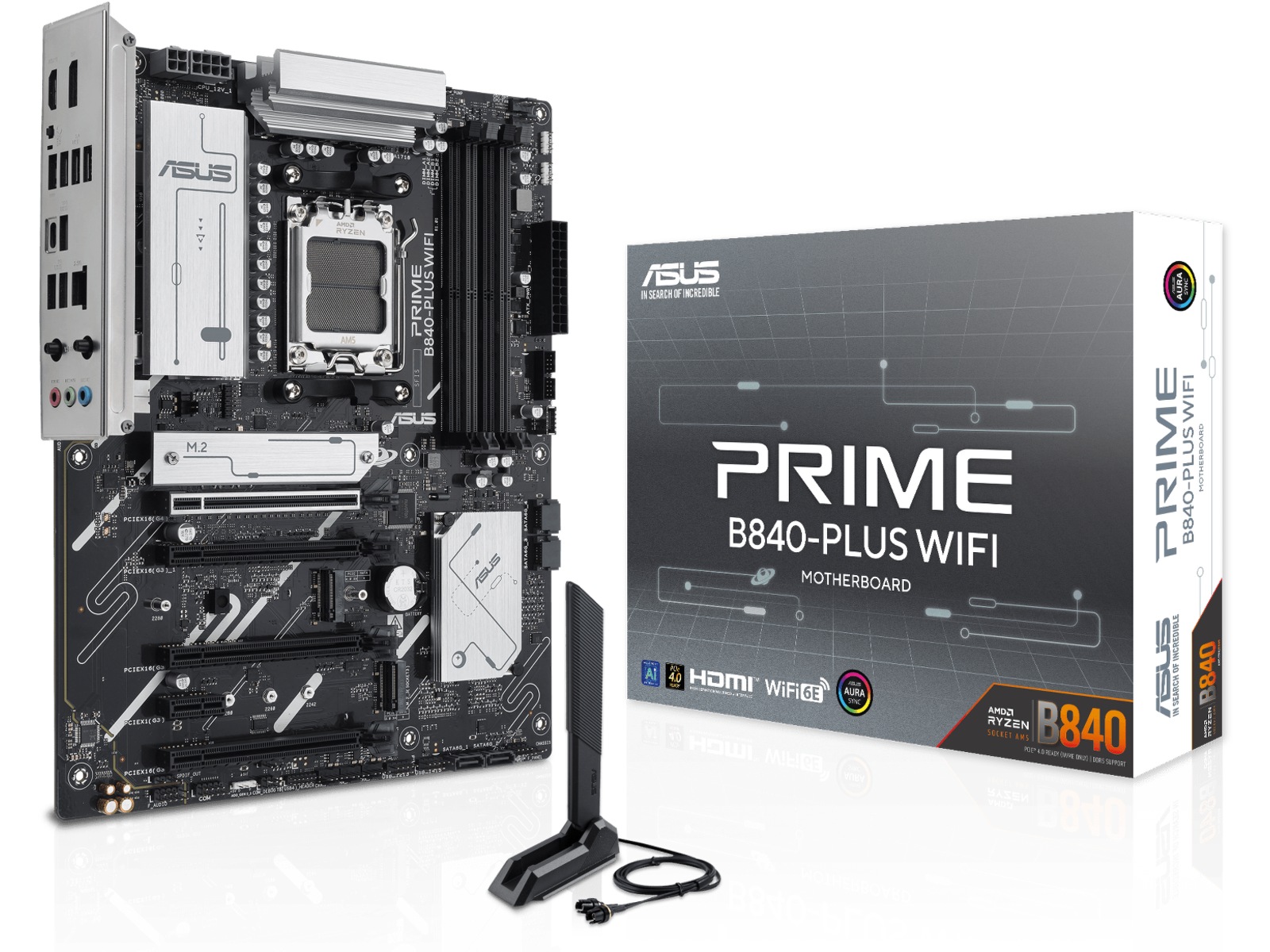 ASUS PRIME B840-PLUS WIFI Moderkort AMD Socket