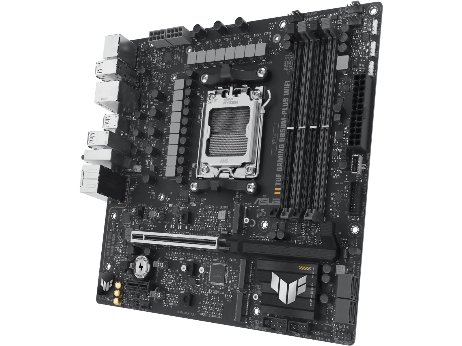 ASUS TUF GAMING B850M-PLUS WIFI Moderkort AMD Socket