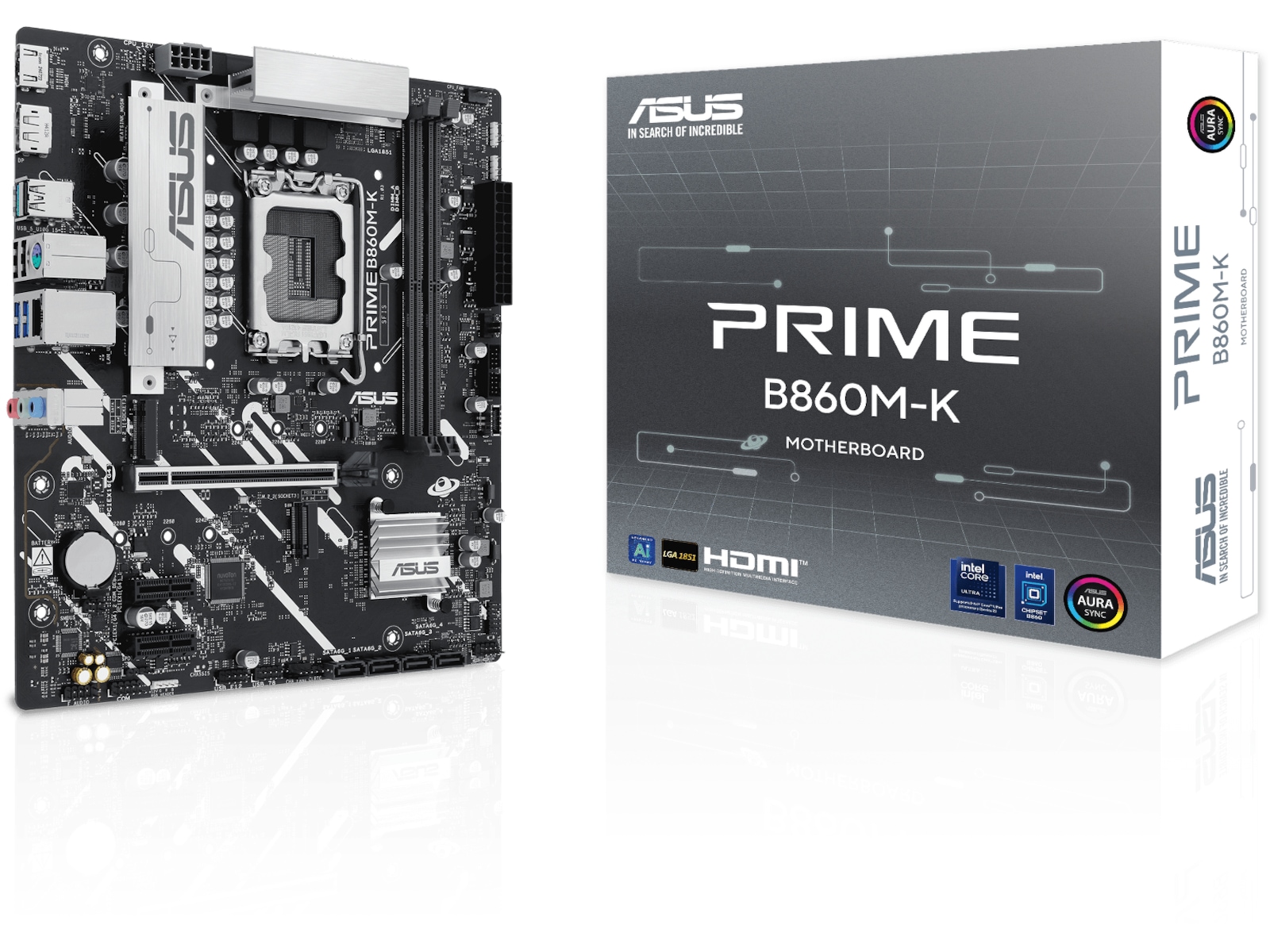 ASUS PRIME B860M-K Moderkort Intel Socket