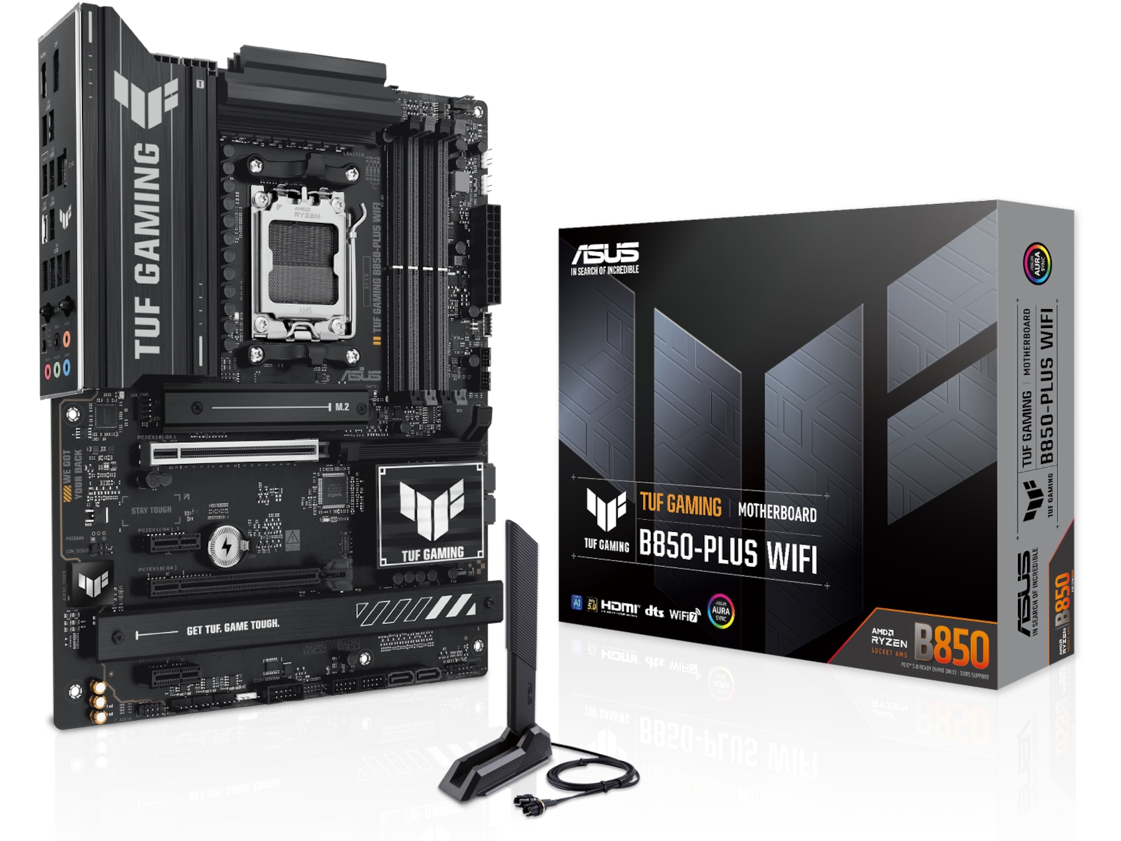ASUS TUF GAMING B850-PLUS WIFI Moderkort AMD Socket