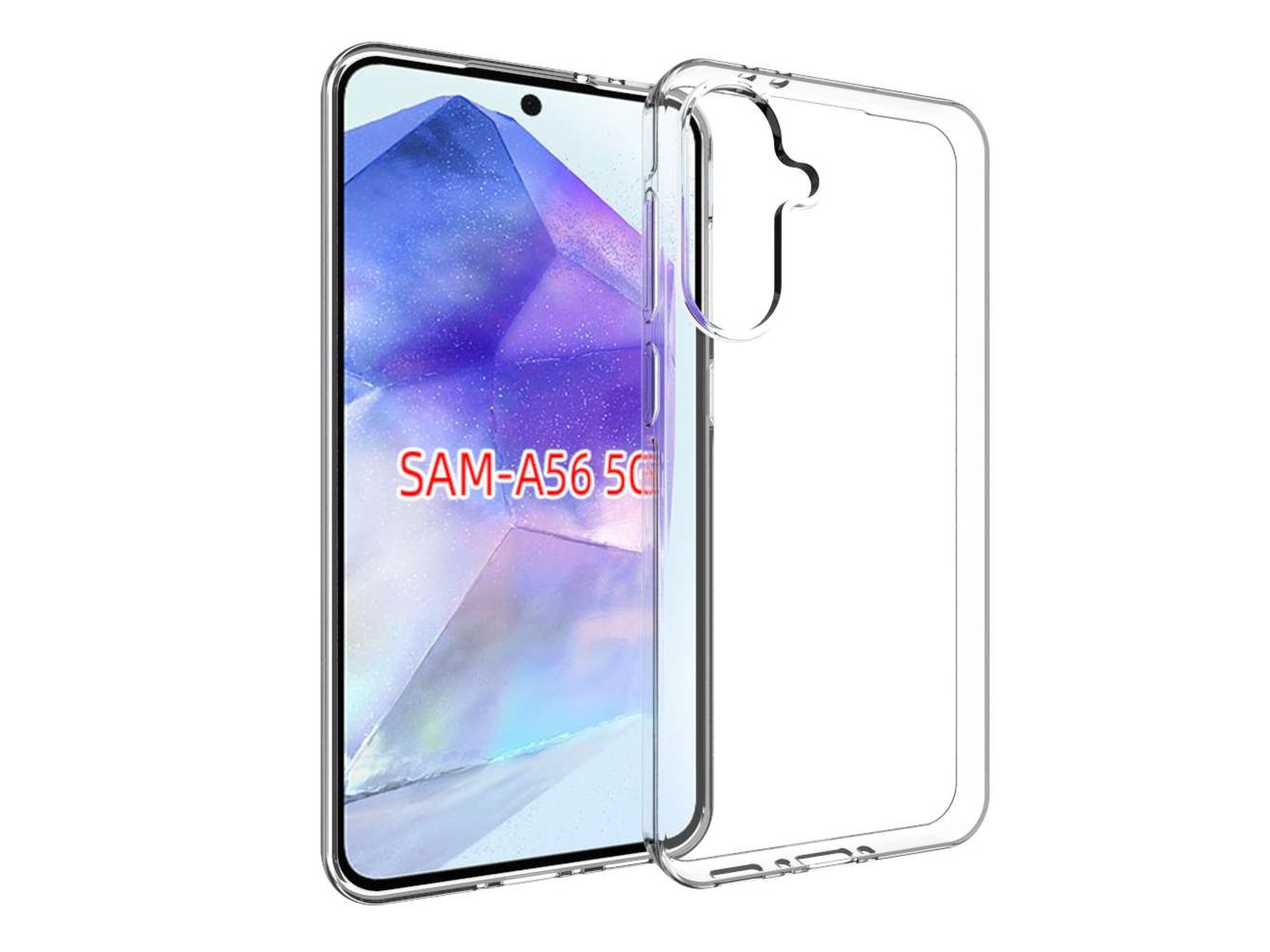 iiglo Galaxy A56 Silikonskal (transparent) Mobilskal
