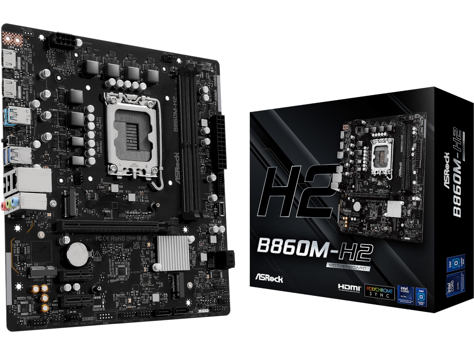 ASRock B860M-H2 Moderkort Intel Socket