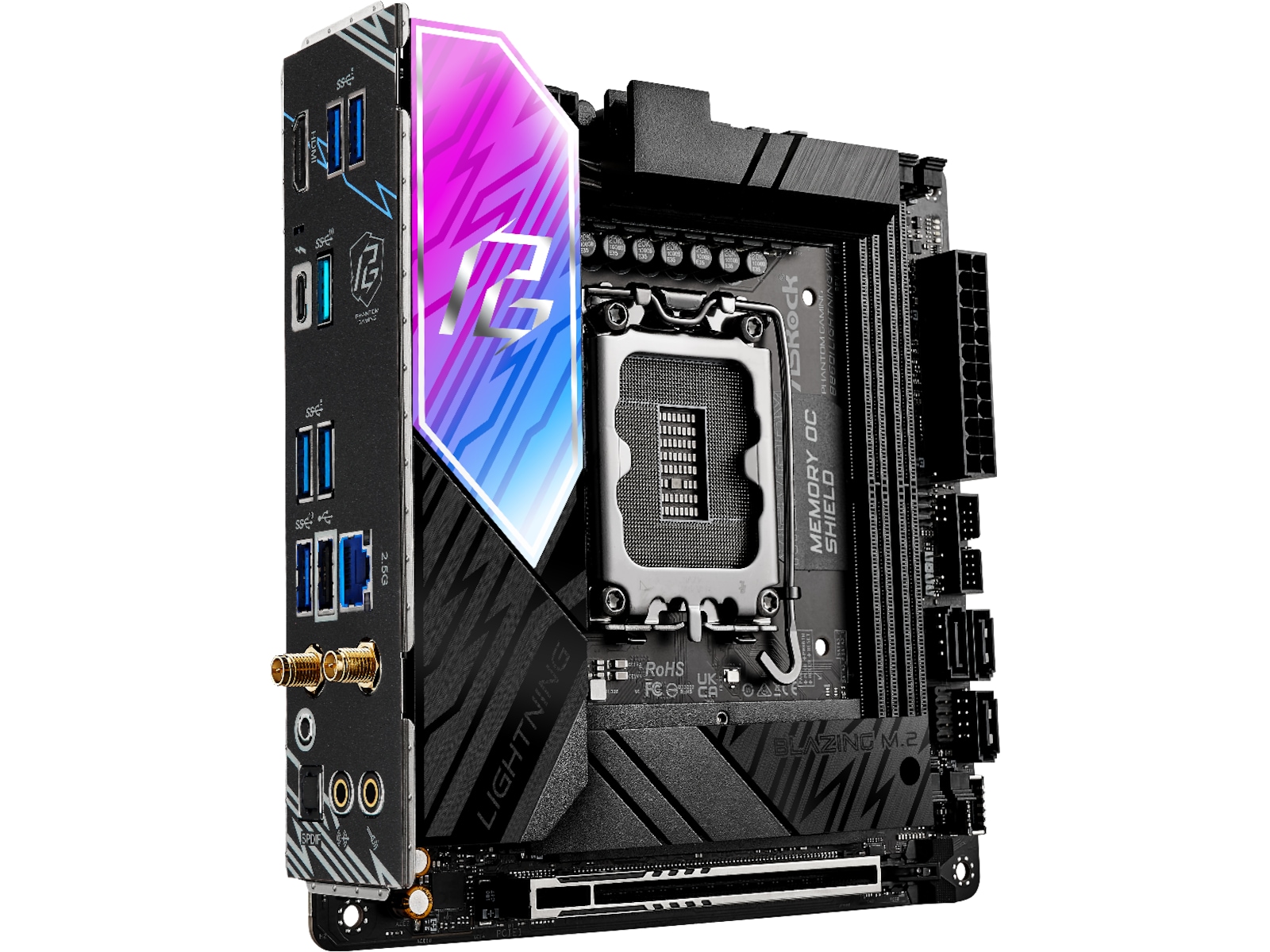 ASRock B860I Lightning WiFi Moderkort Intel Socket