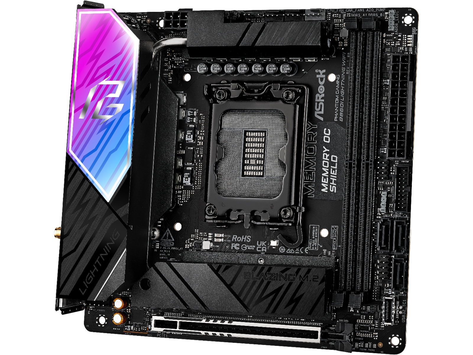 ASRock B860I Lightning WiFi Moderkort Intel Socket