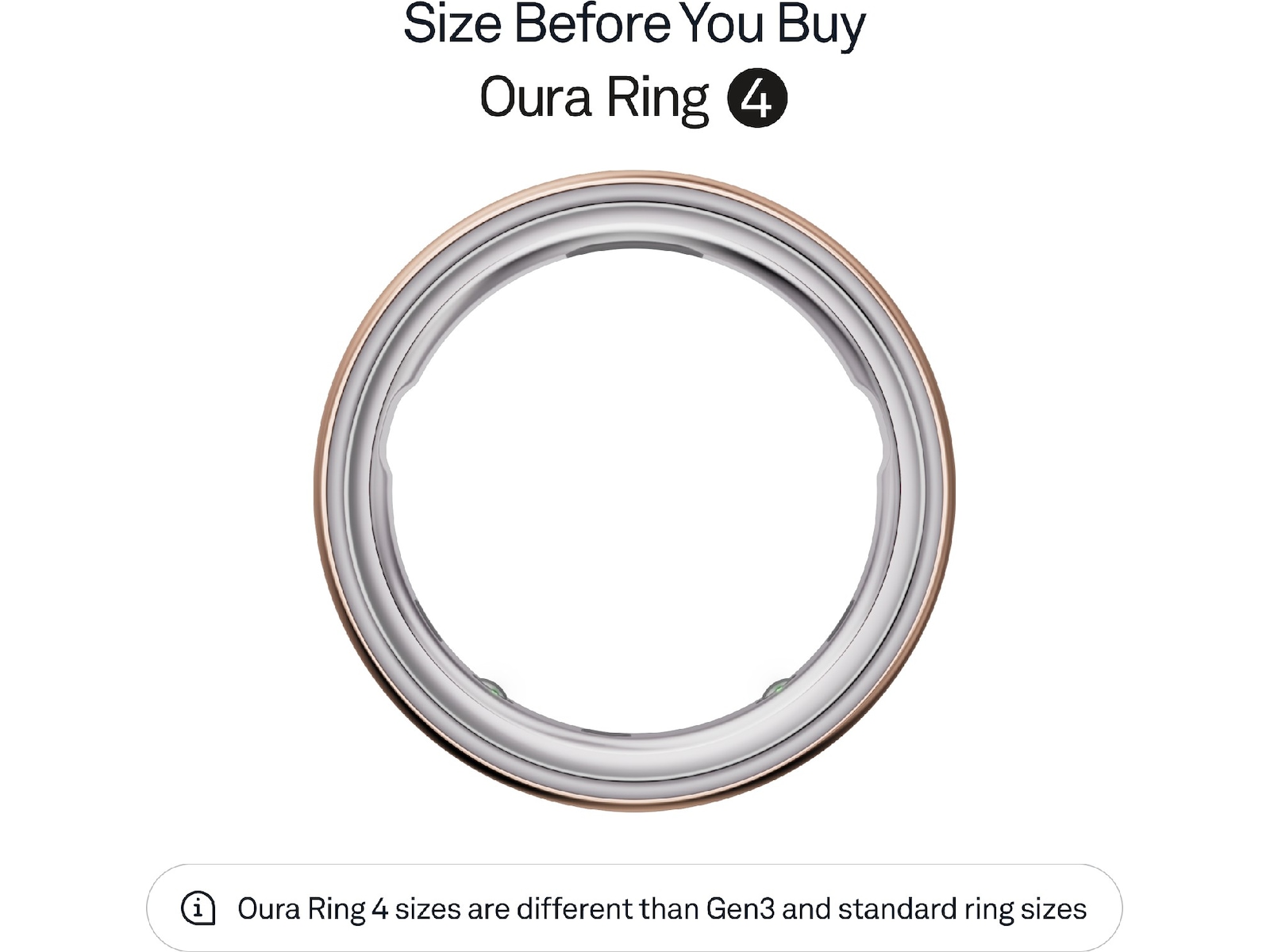 Oura Ring 4 Smart Ring str. 14 (roseguld) Smart ring