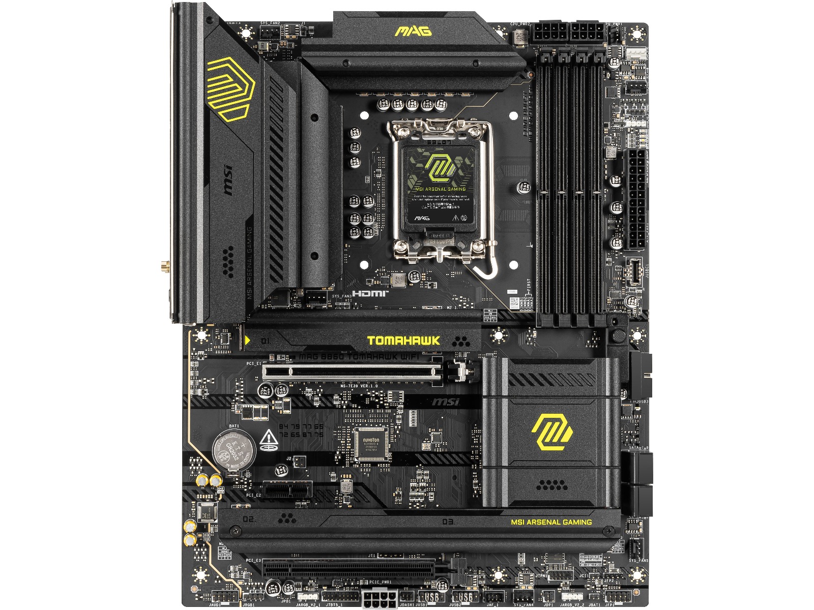 MSI MAG B860 TOMAHAWK WIFI Moderkort Intel Socket