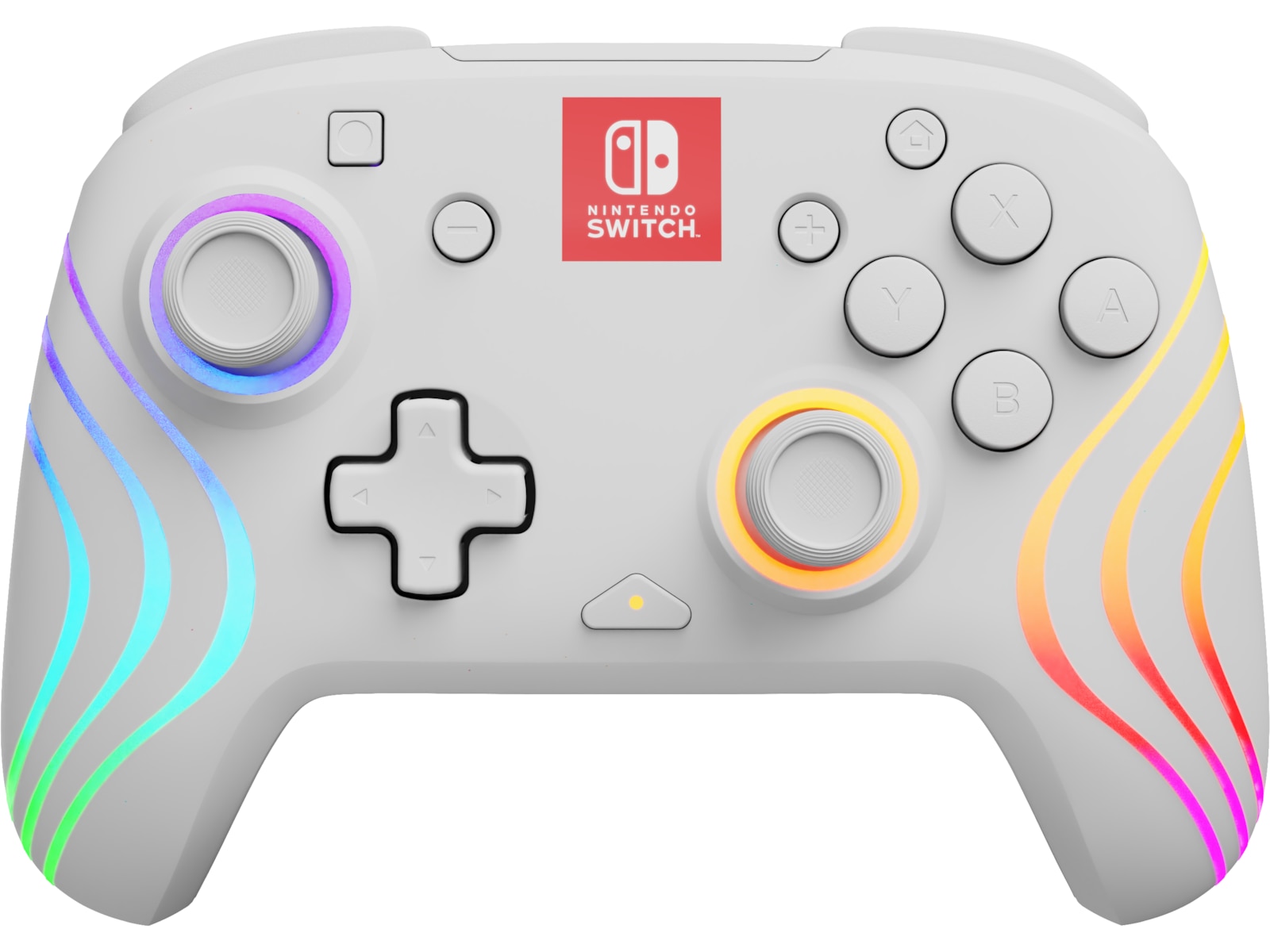PDP Afterglow Wave Nintendo Switch kontroller (vit) Tillbehör till spelkonsoler