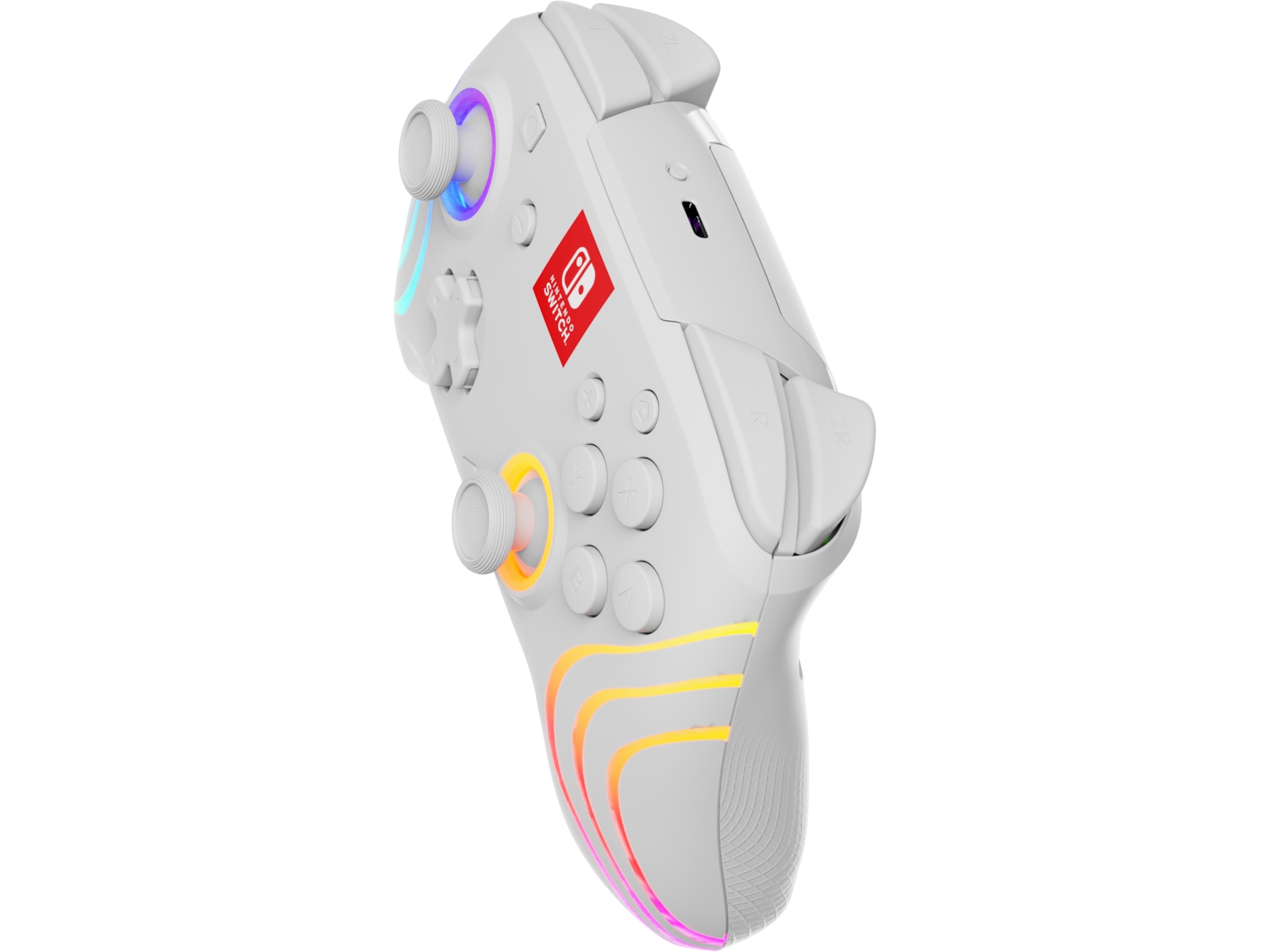 PDP Afterglow Wave Nintendo Switch kontroller (vit) Tillbehör till spelkonsoler
