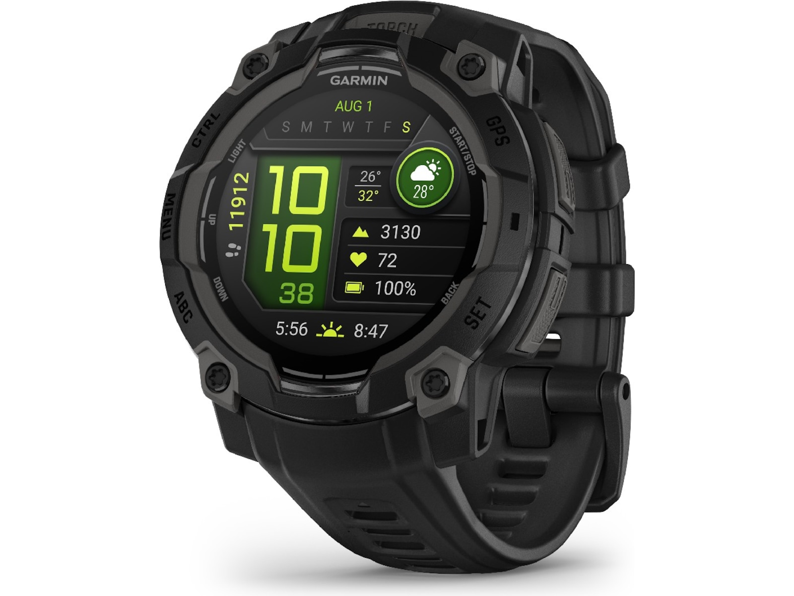 Garmin Instinct 3 AMOLED 45mm (svart) Smartwatches